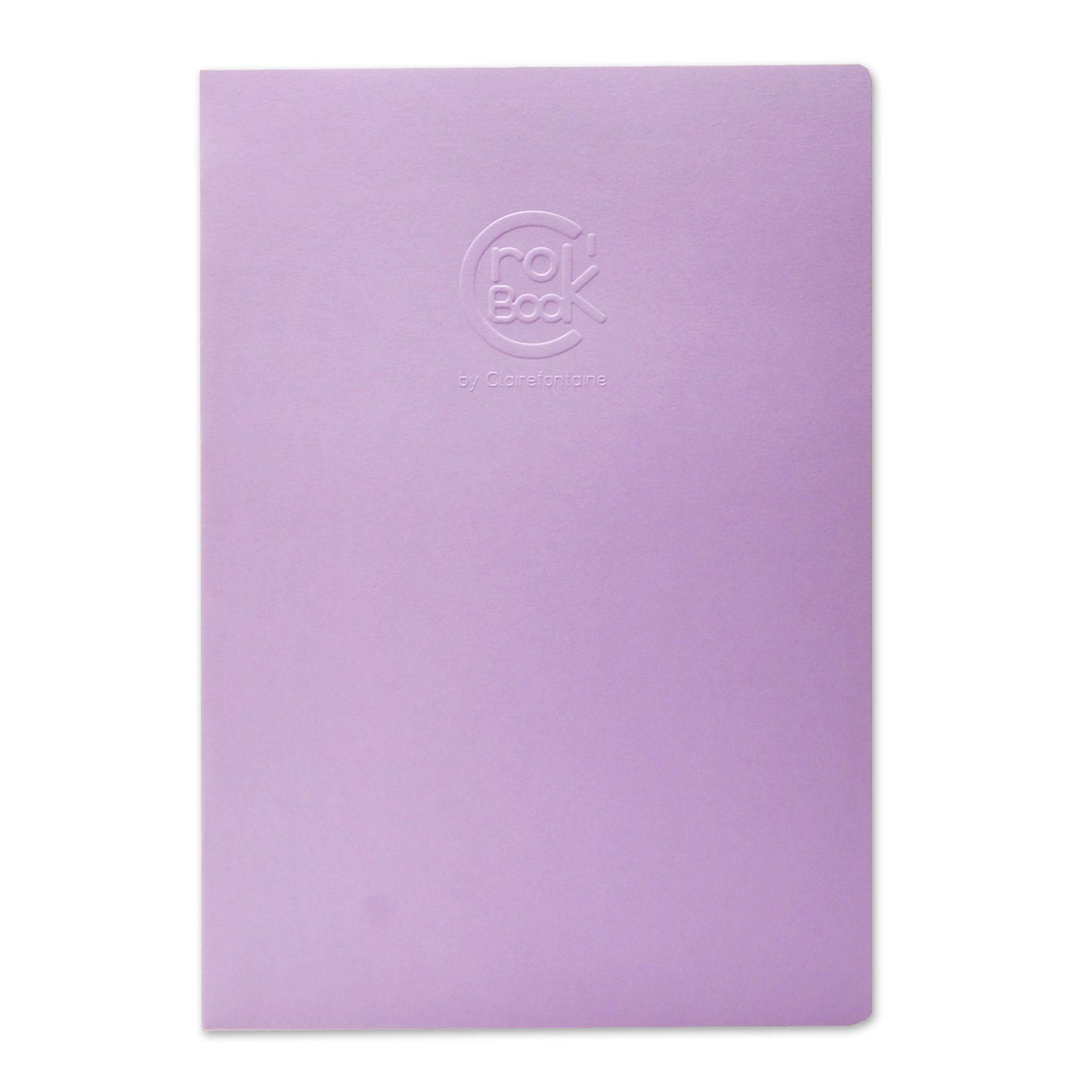 Clairefontaine 10x Skizzenheft Crok'Book 24x32cm Hochformat 24 Blatt weiß 6036C