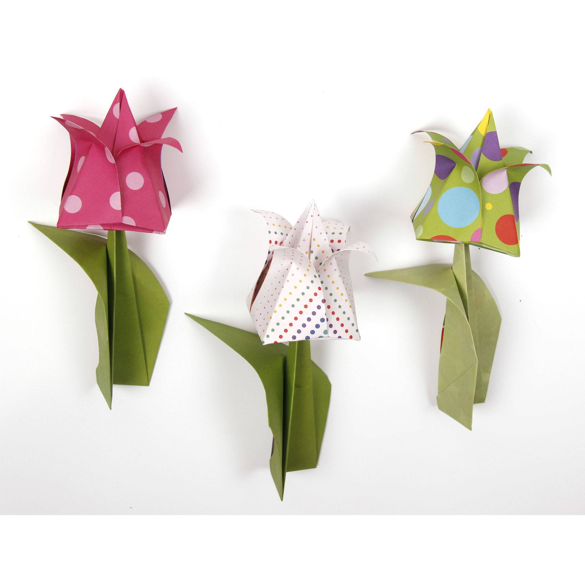 Avenue Mandarine 3x Origami Paper Bubbles, 60 Bl 20x20 cm, 70g Mehrfarbig 52506O