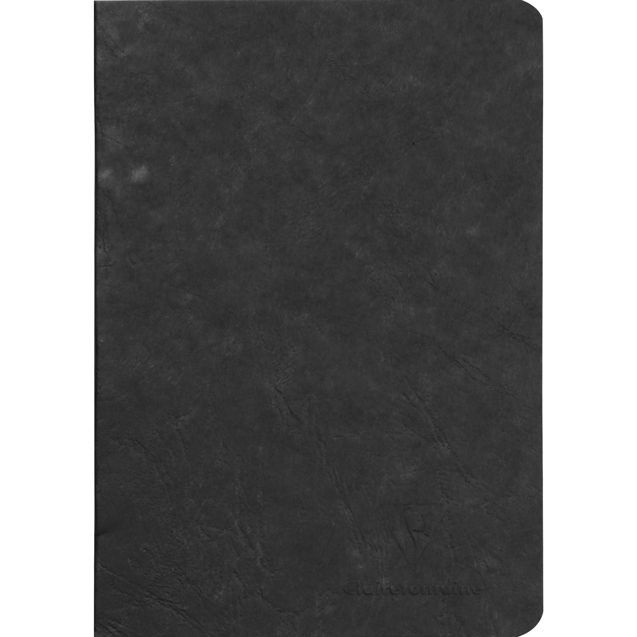 Clairefontaine 5x Age Bag Notizbuch A5, 48 Blatt 90g liniert Schwarz 733161C