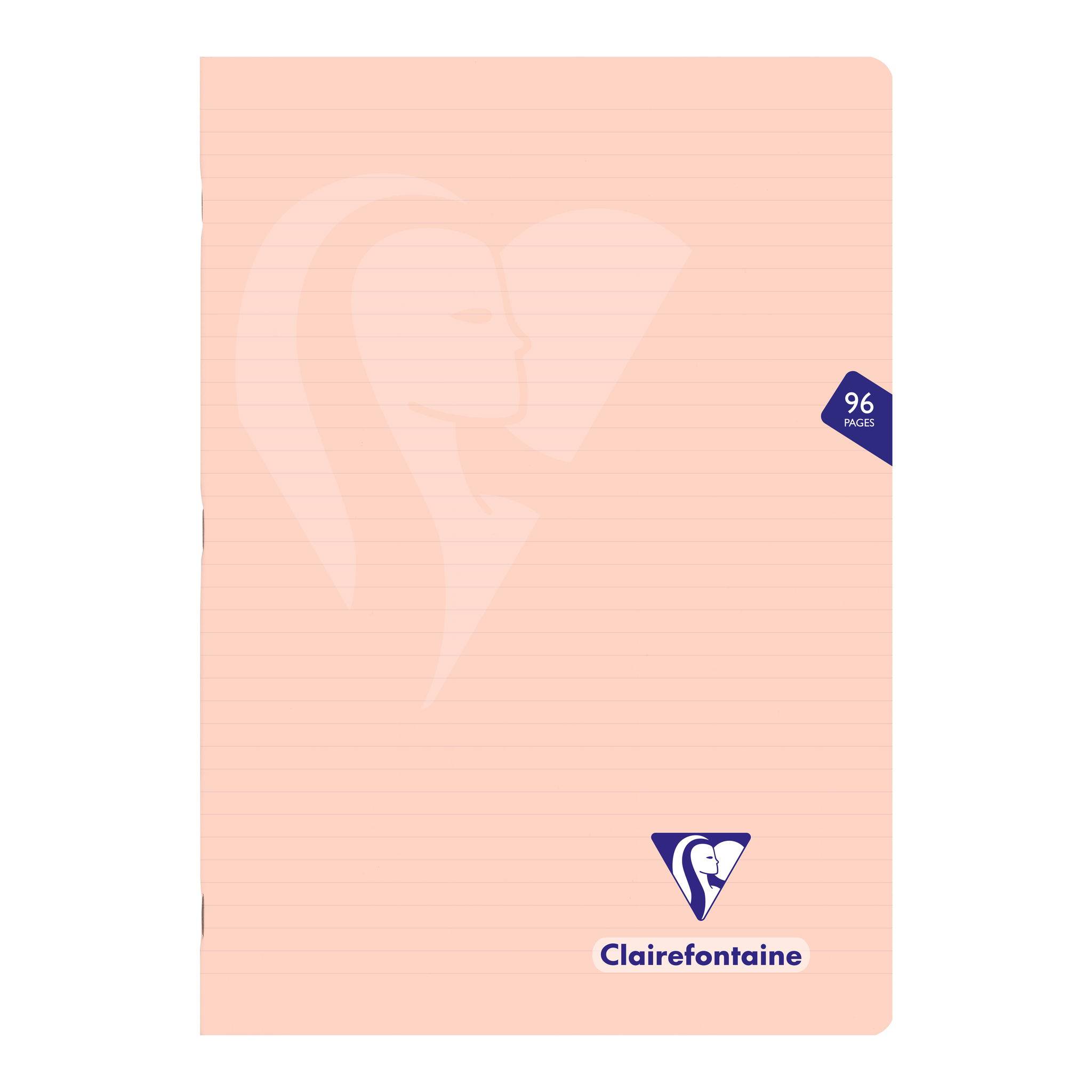 Clairefontaine 10x Mimesys Pastell, Heft A4, 48 Blatt liniert Sortiert 308166C