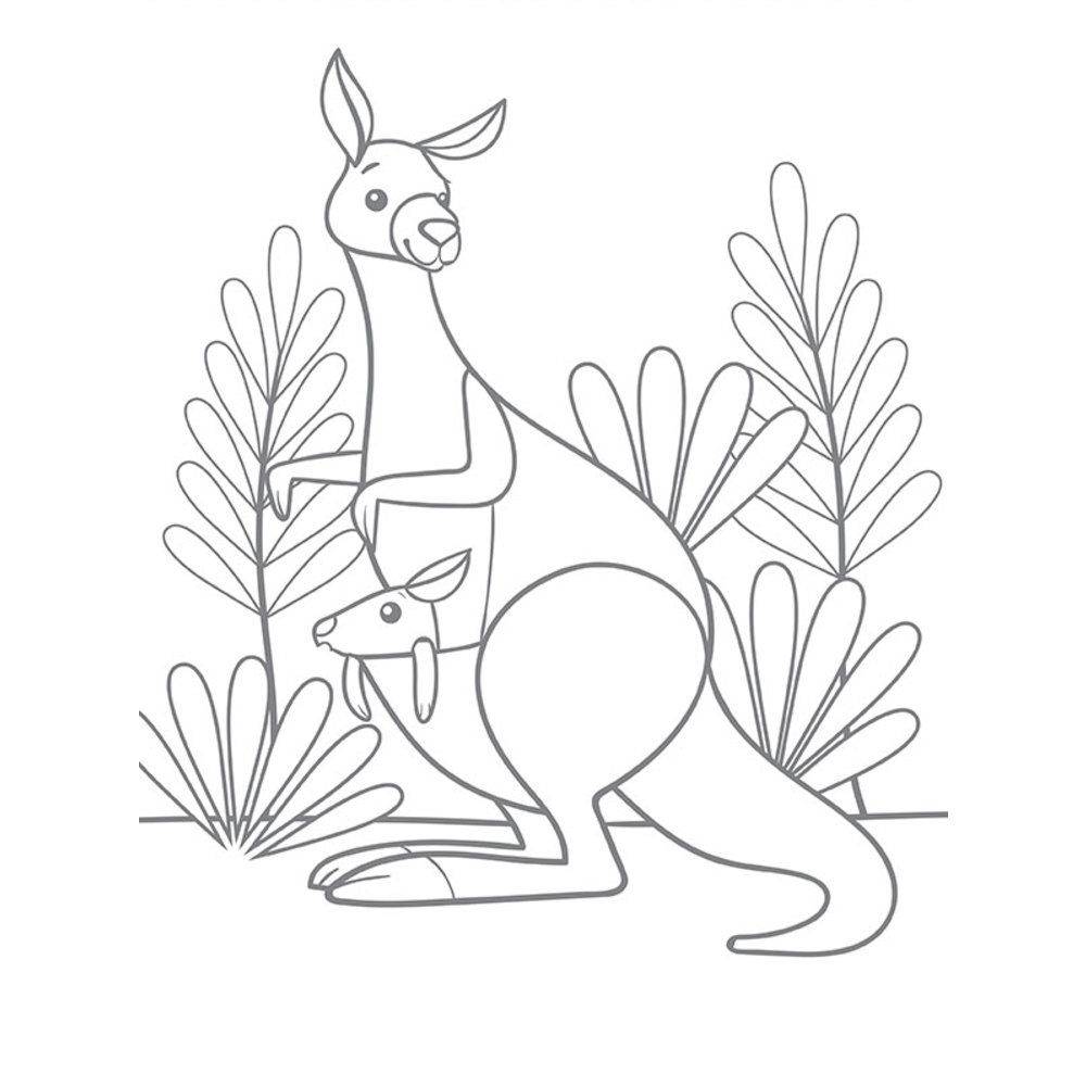 Avenue Mandarine 5x Graffy Color, Wildtiere, Mutter/Kind - Mehrfarbig GY097C