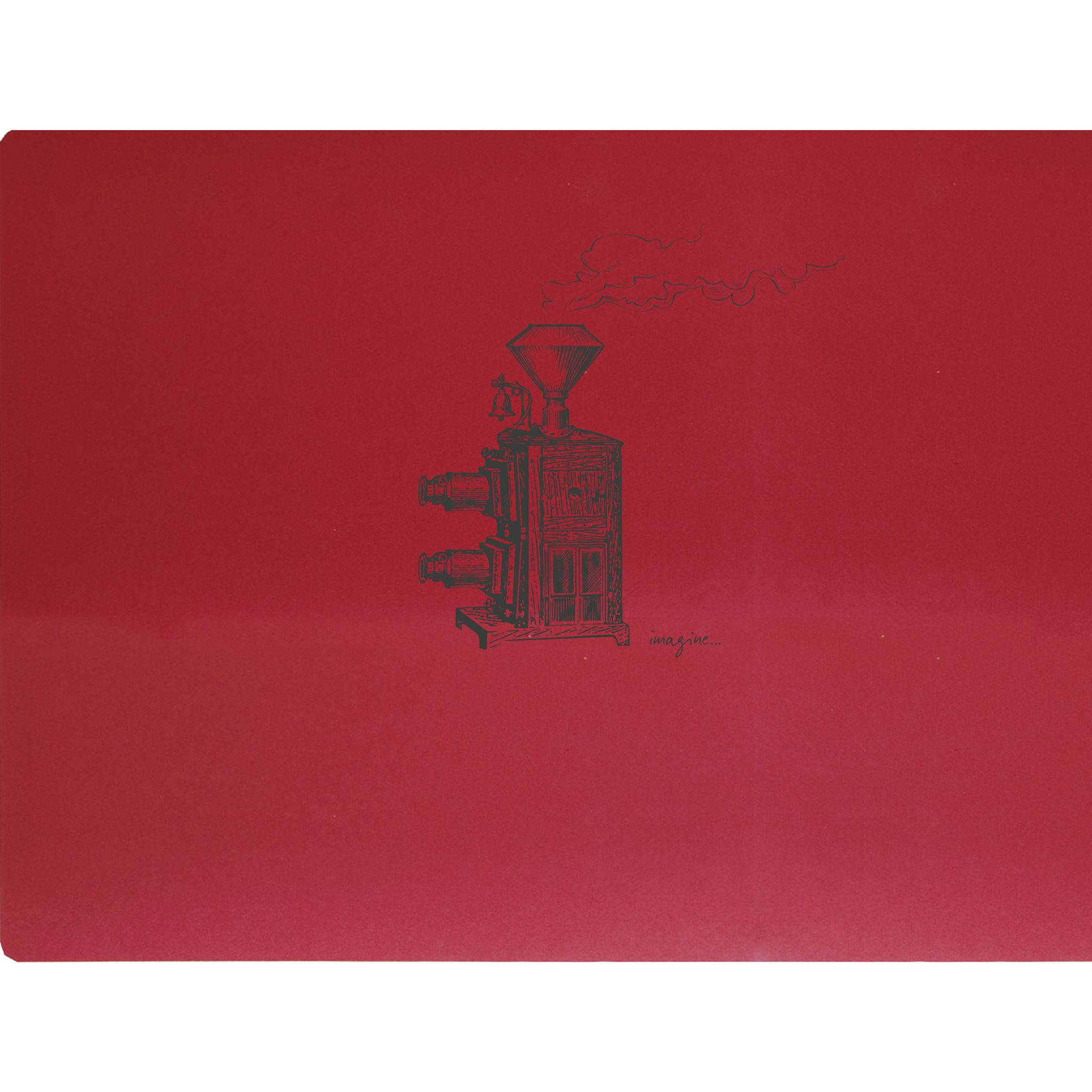 Clairefontaine 5x Skizzenheft mit Fadenbindung, 60 Blatt 21x16cm 90g Rot 930033C