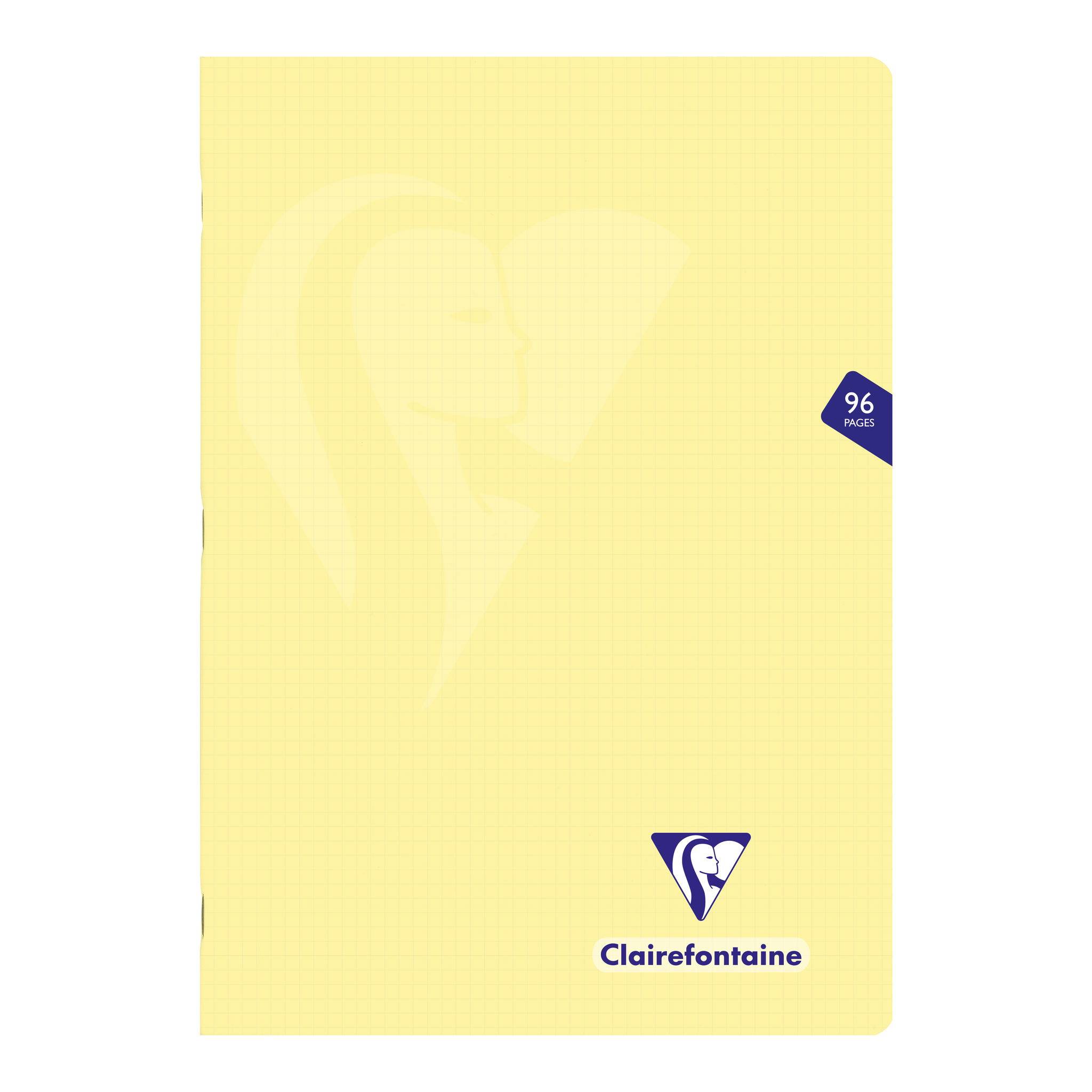 Clairefontaine 10x Mimesys Pastell, Heft A4, 48 Blatt kariert Sortiert 308162C