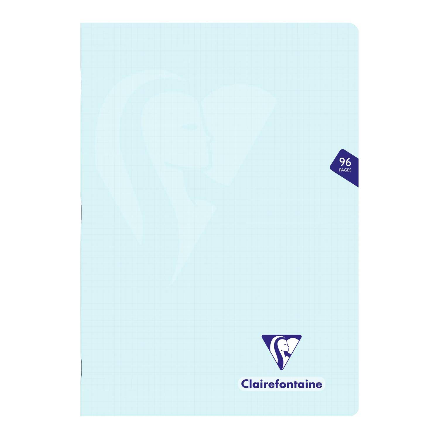 Clairefontaine 10x Mimesys Pastell, Heft A4, 48 Blatt kariert Sortiert 308162C