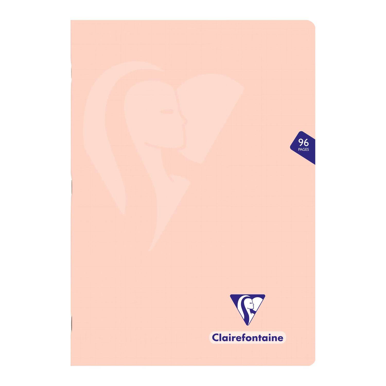 Clairefontaine 10x Mimesys Pastell, Heft A4, 48 Blatt kariert Sortiert 308162C