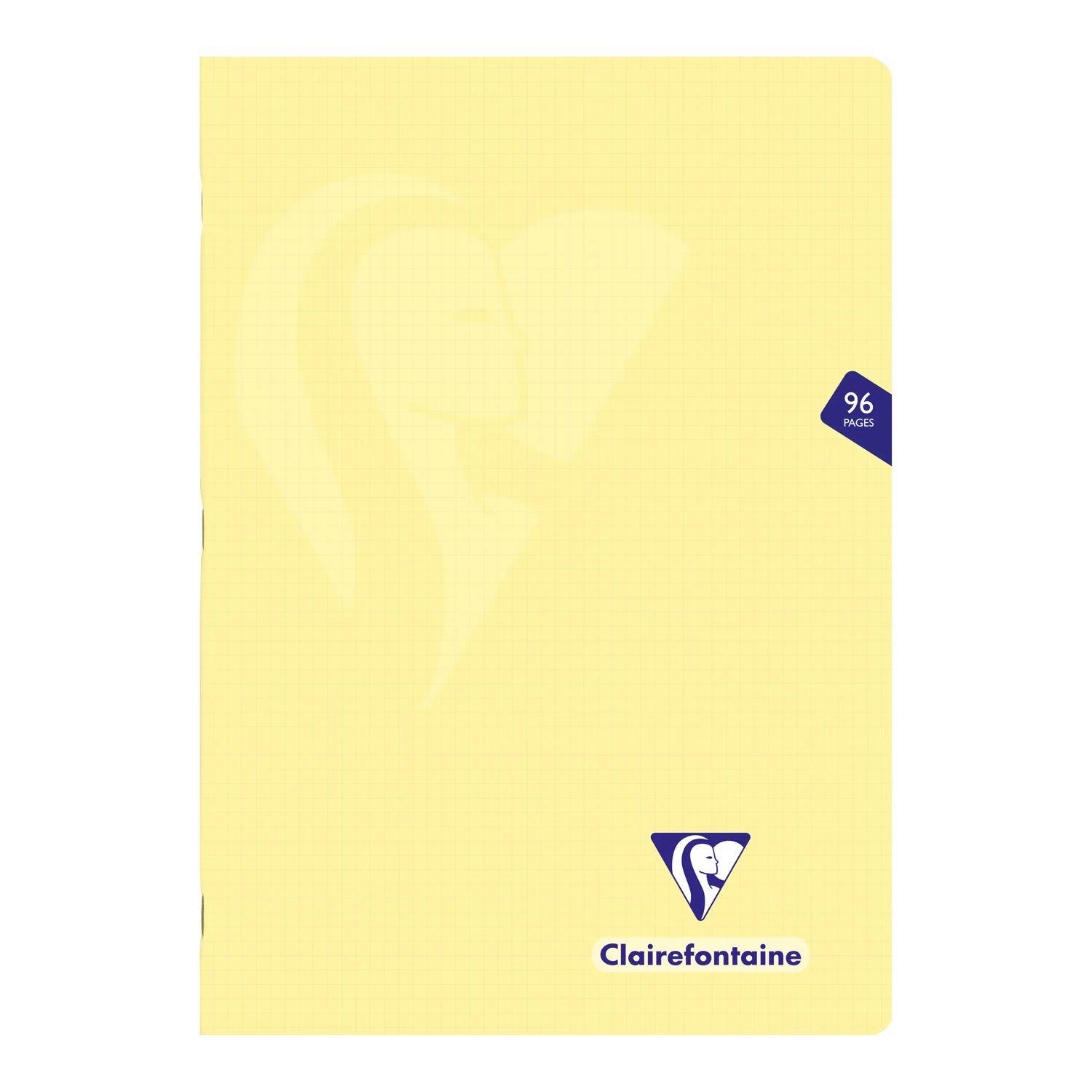 Clairefontaine 10x Mimesys Pastell, Heft A4, 48 Blatt kariert Sortiert 308162C
