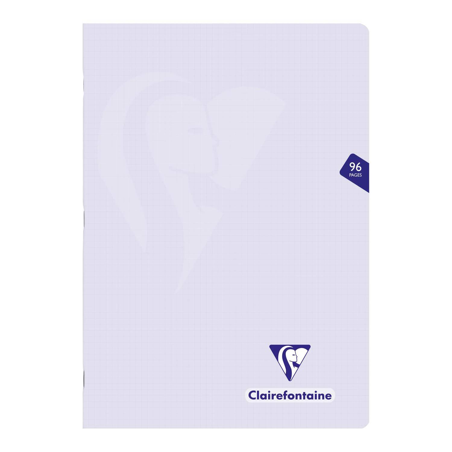 Clairefontaine 10x Mimesys Pastell, Heft A4, 48 Blatt kariert Sortiert 308162C