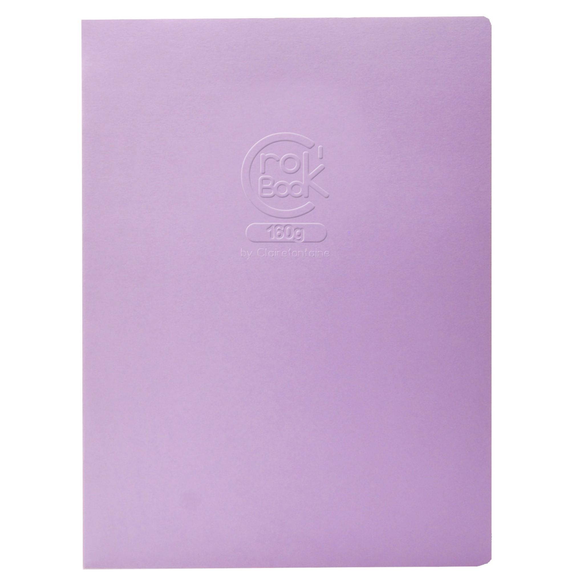 Clairefontaine 10x Skizzenheft Crok'Book A4 Hochformat 20 Blatt weiß 60337C
