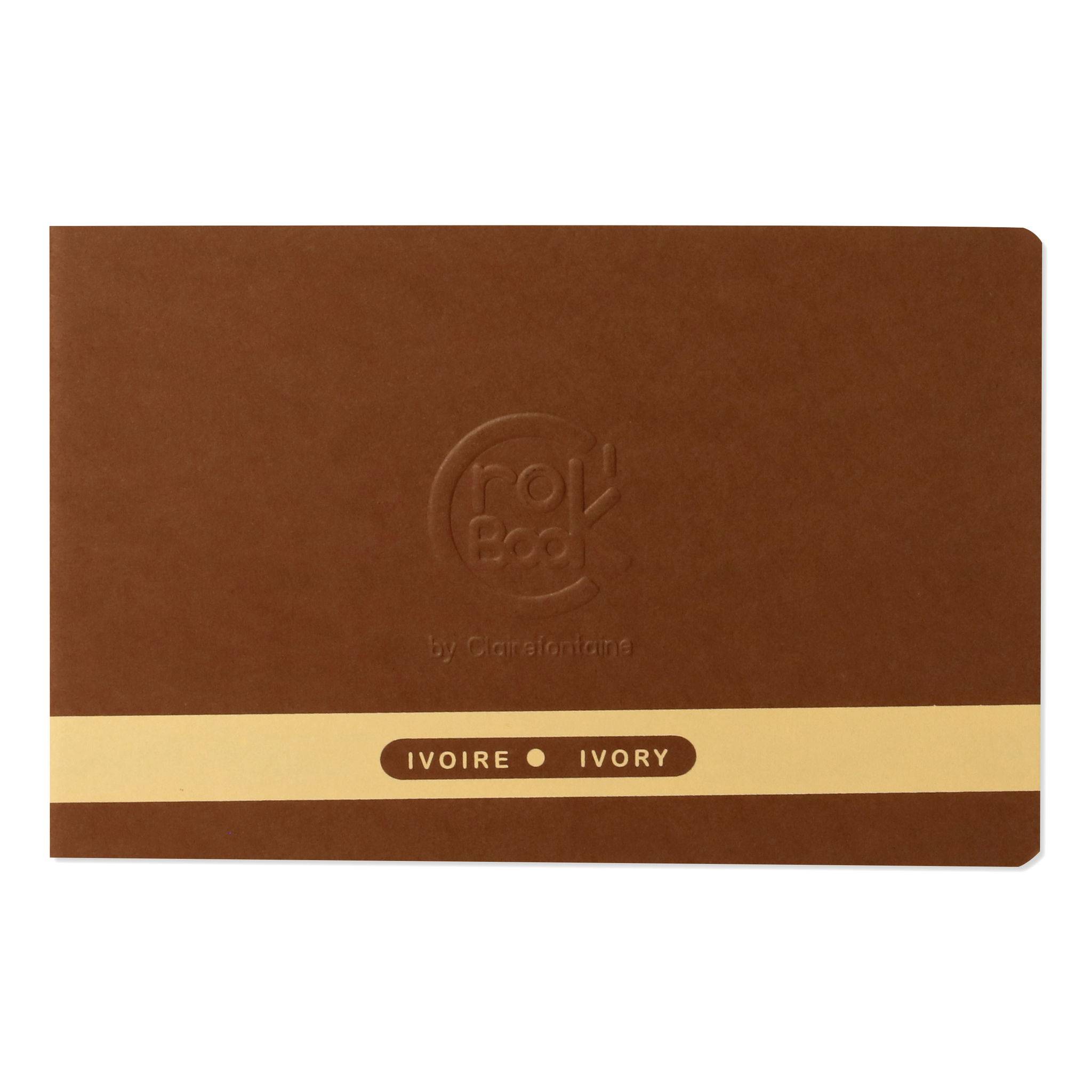 Clairefontaine 10x Skizzenheft 17x11cm Querformat 24 Blatt elfenbein 60310C