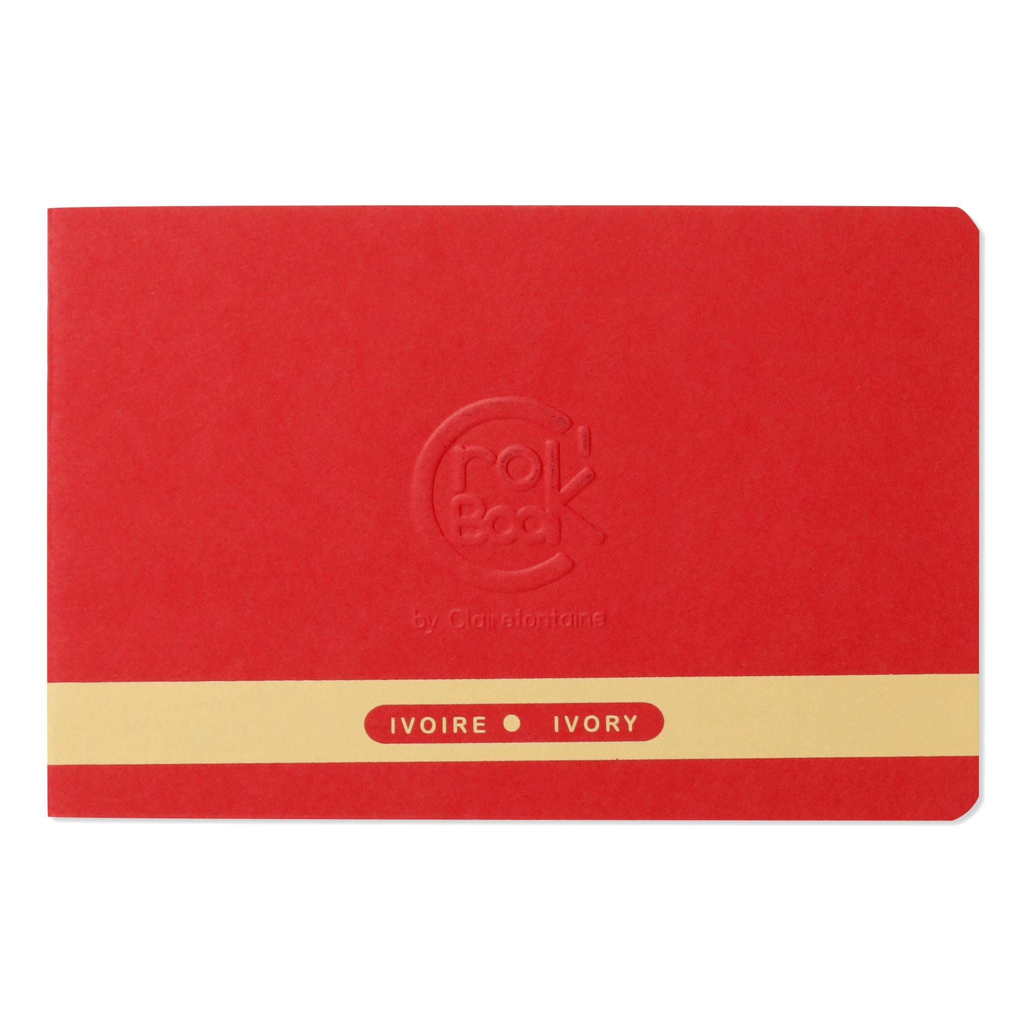 Clairefontaine 10x Skizzenheft 17x11cm Querformat 24 Blatt elfenbein 60310C