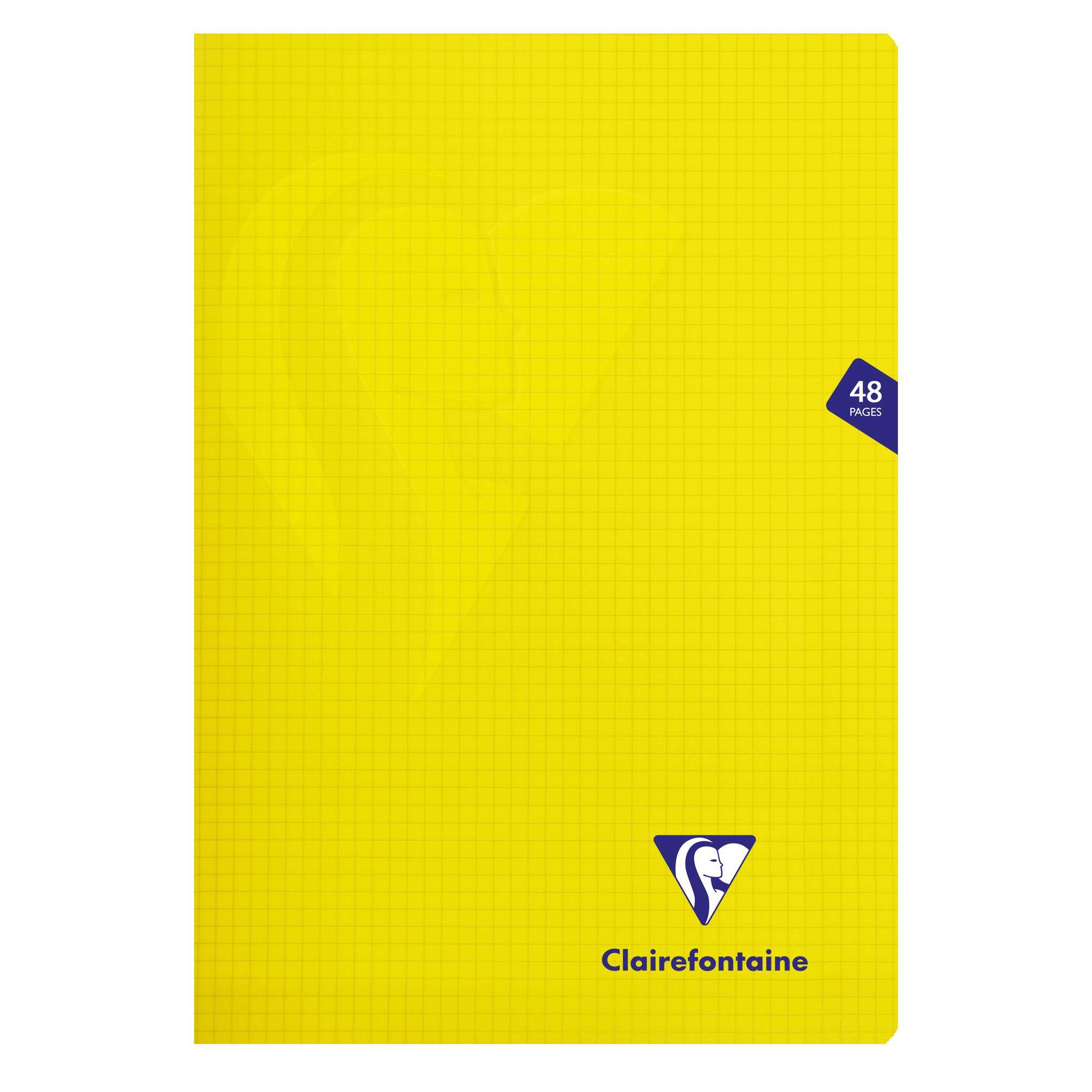 Clairefontaine 10x Mimesys Heft PP A4 24 Bl kariert, sortiert Sortiert 303102C