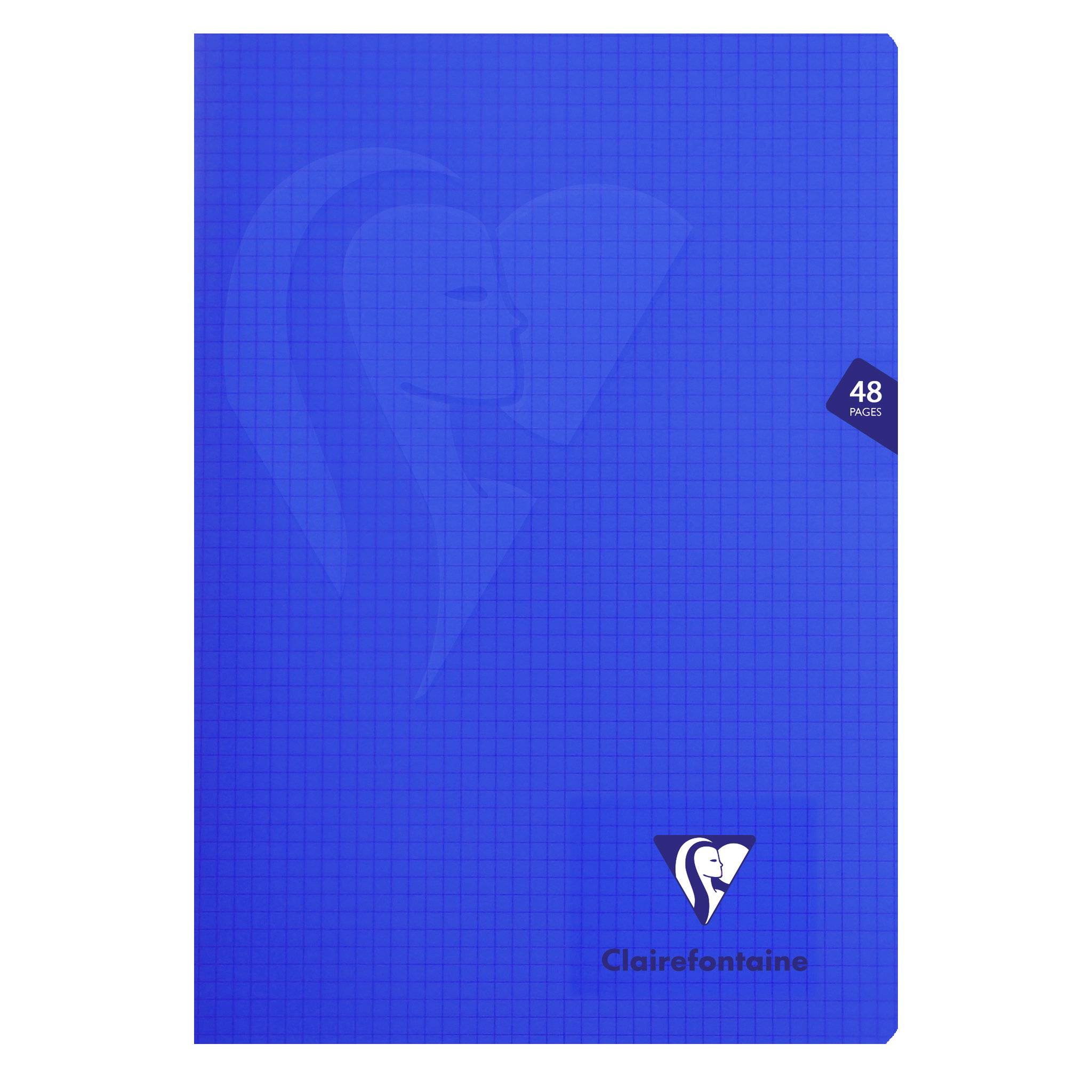 Clairefontaine 10x Mimesys Heft PP A4 24 Bl kariert, sortiert Sortiert 303102C