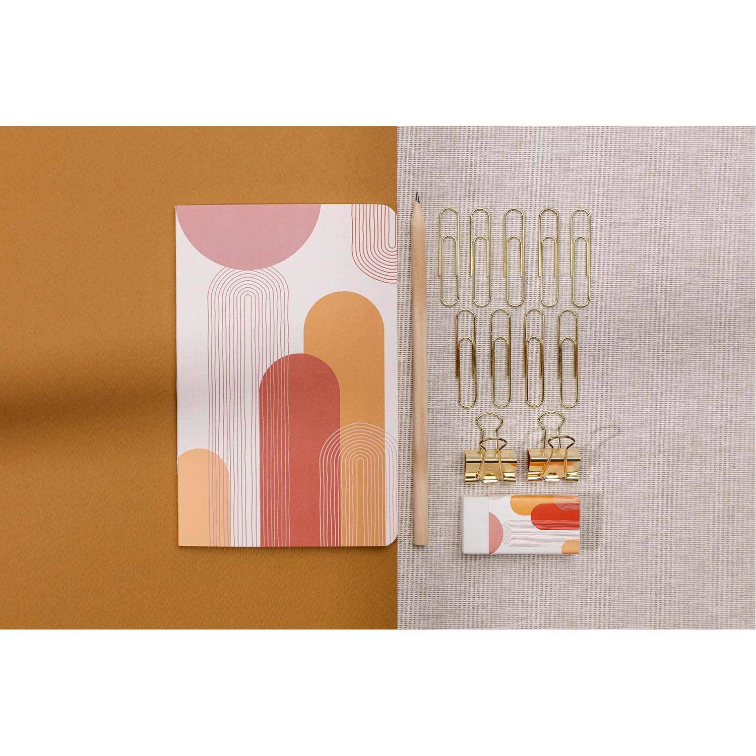 Clairefontaine 3x Briefpapier Set 18,5x19,3 cm 32 Blatt liniert 116071C