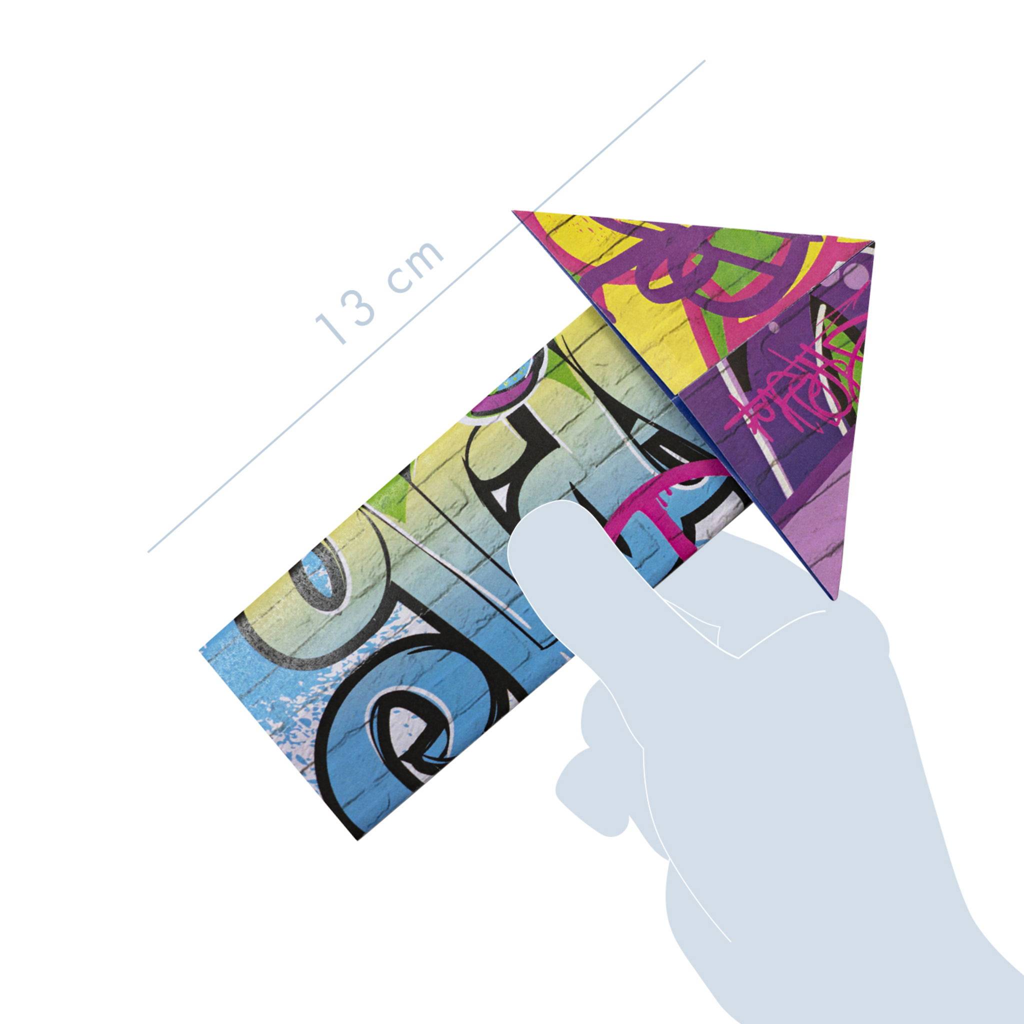 Avenue Mandarine 3x Origami Paper Street Art, 60 Bl 20x20 cm, Mehrfarbig OR520C