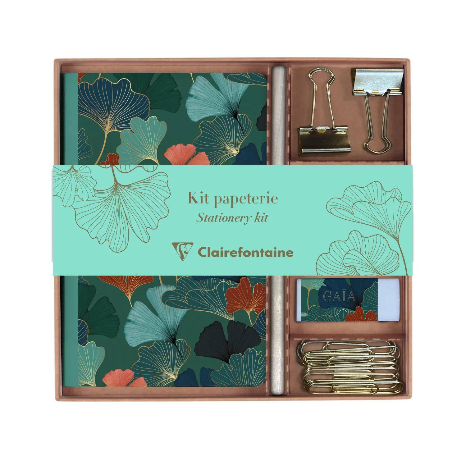 Clairefontaine 3x Set einem Notizbuch 11x17 cm 32 Bl liniert 116247C