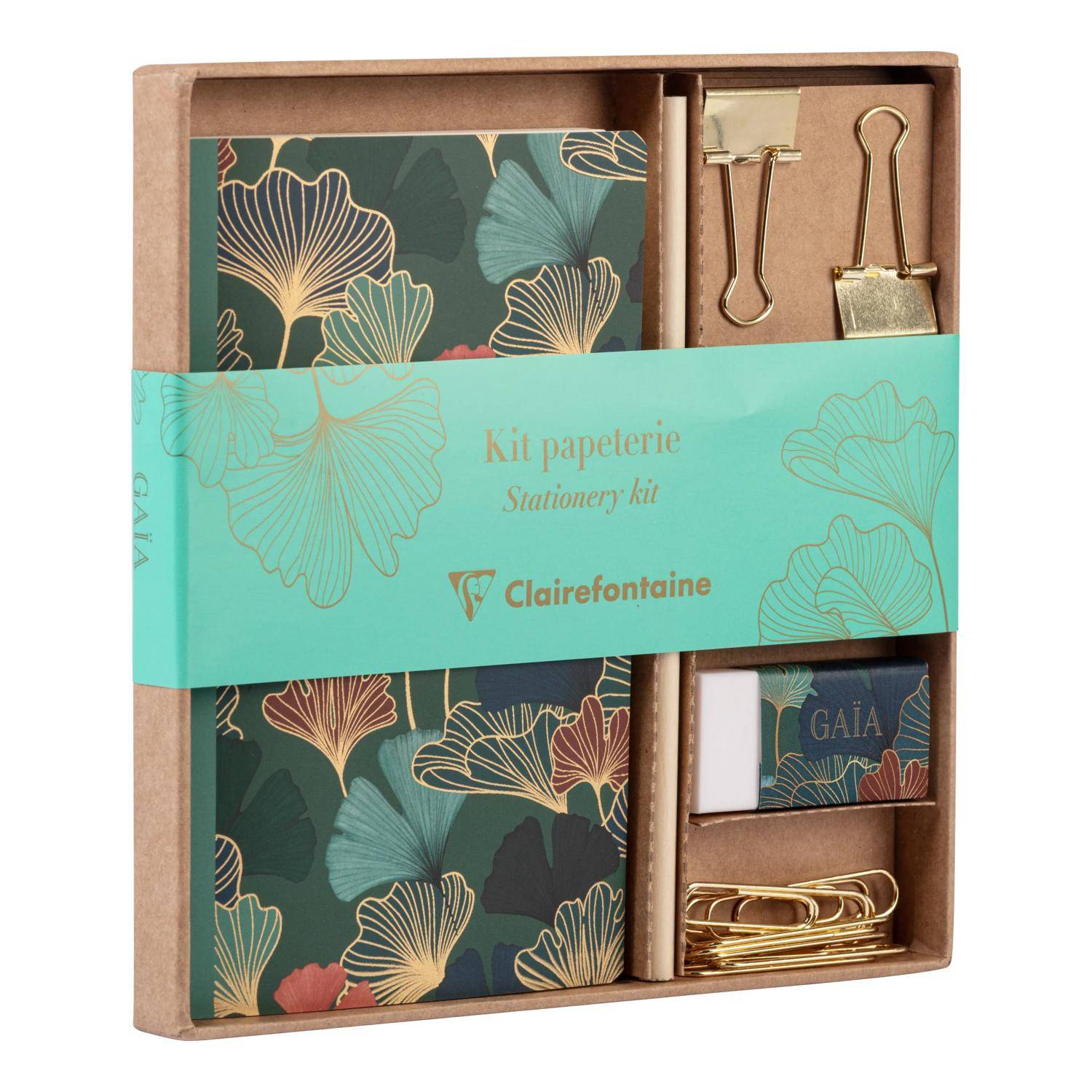 Clairefontaine 3x Set einem Notizbuch 11x17 cm 32 Bl liniert 116247C