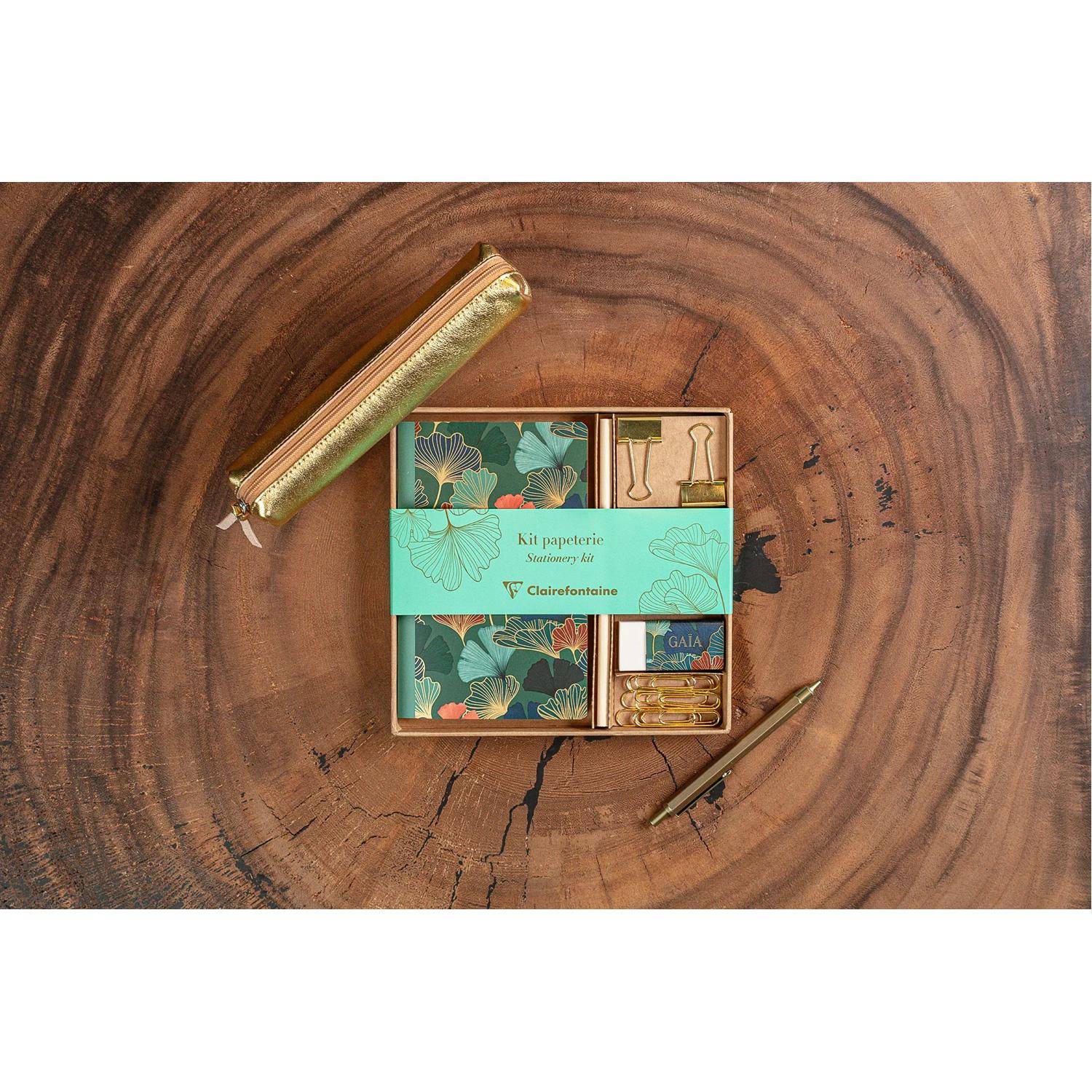 Clairefontaine 3x Set einem Notizbuch 11x17 cm 32 Bl liniert 116247C