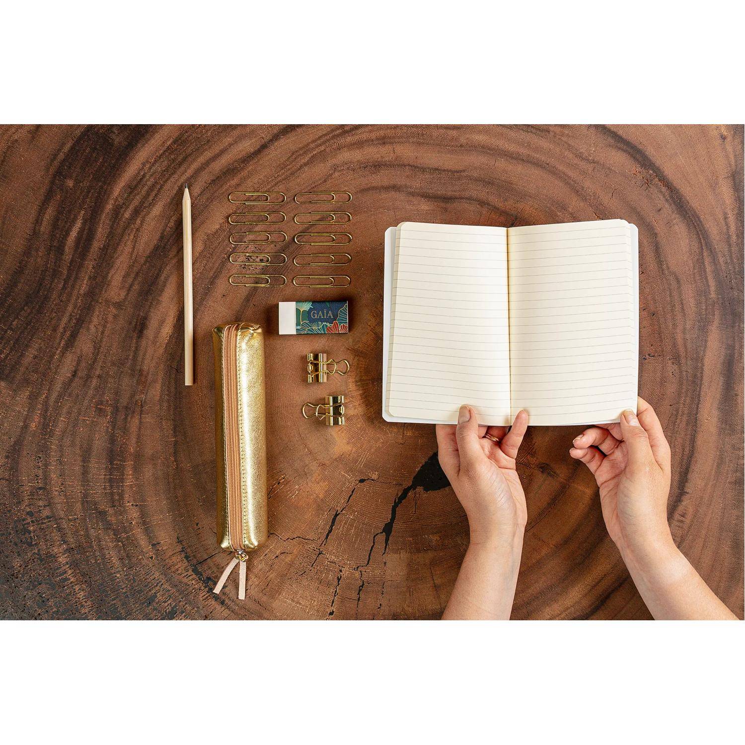 Clairefontaine 3x Set einem Notizbuch 11x17 cm 32 Bl liniert 116247C