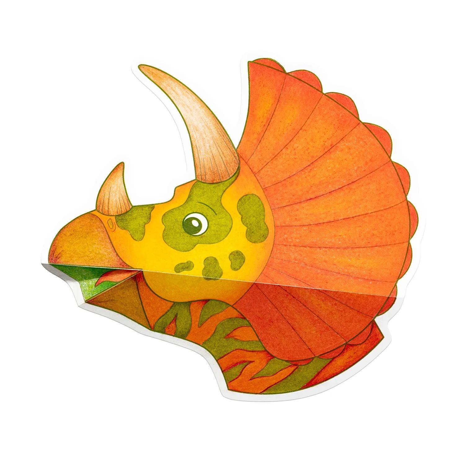 Avenue Mandarine 5x Graffy 3D, Dinosaurier - Gelb GY159C