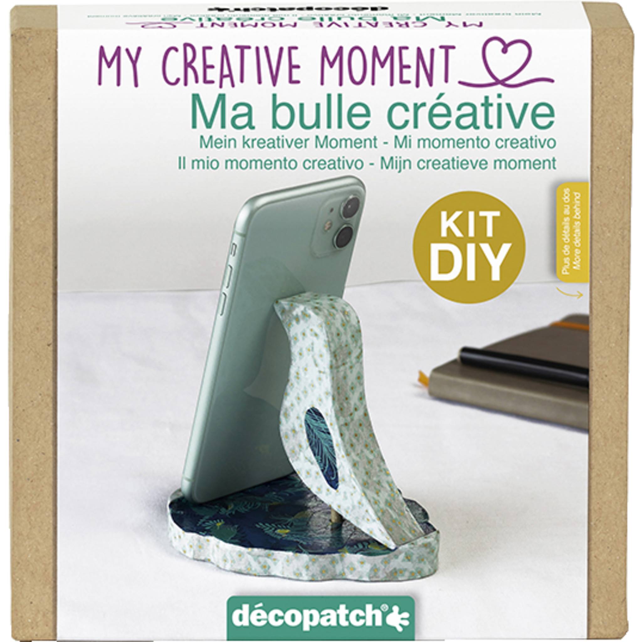 Décopatch 5x Mini-Set, Mein kreativer Moment, Telefonhalter KIT040C