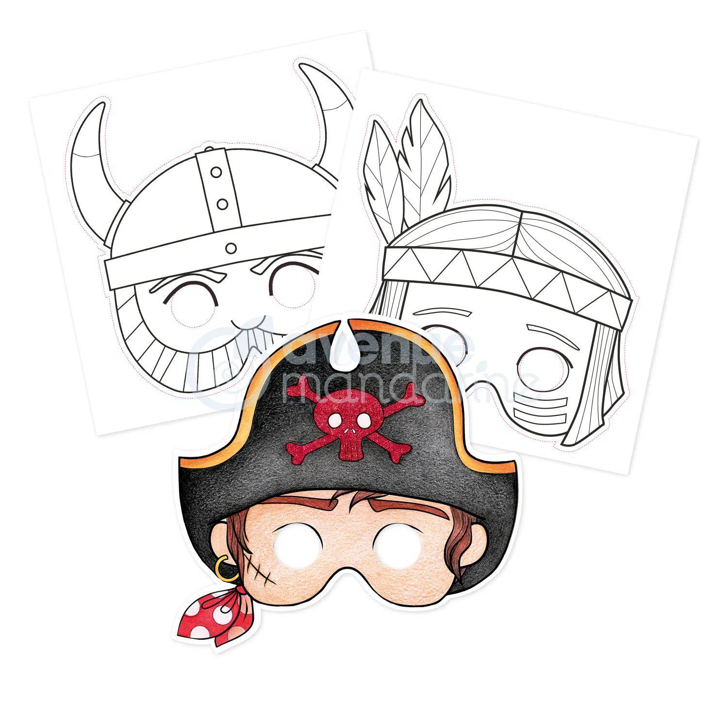 Avenue Mandarine 5x Graffy Pop Mask, Jungen - Grau GY022O