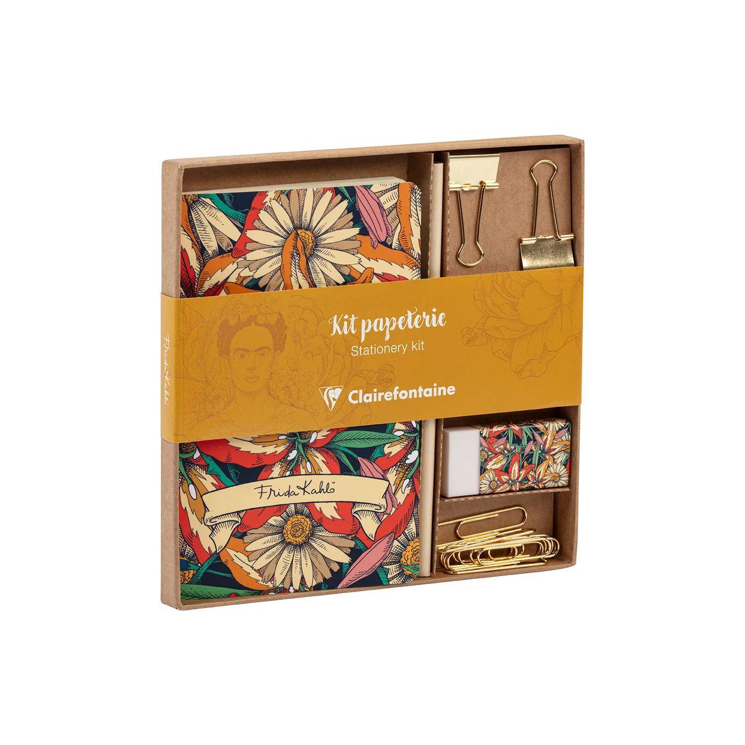 Clairefontaine 3x Schreibset Notizbuch 11x17 cm 32 Bl liniert Seiten 116231C