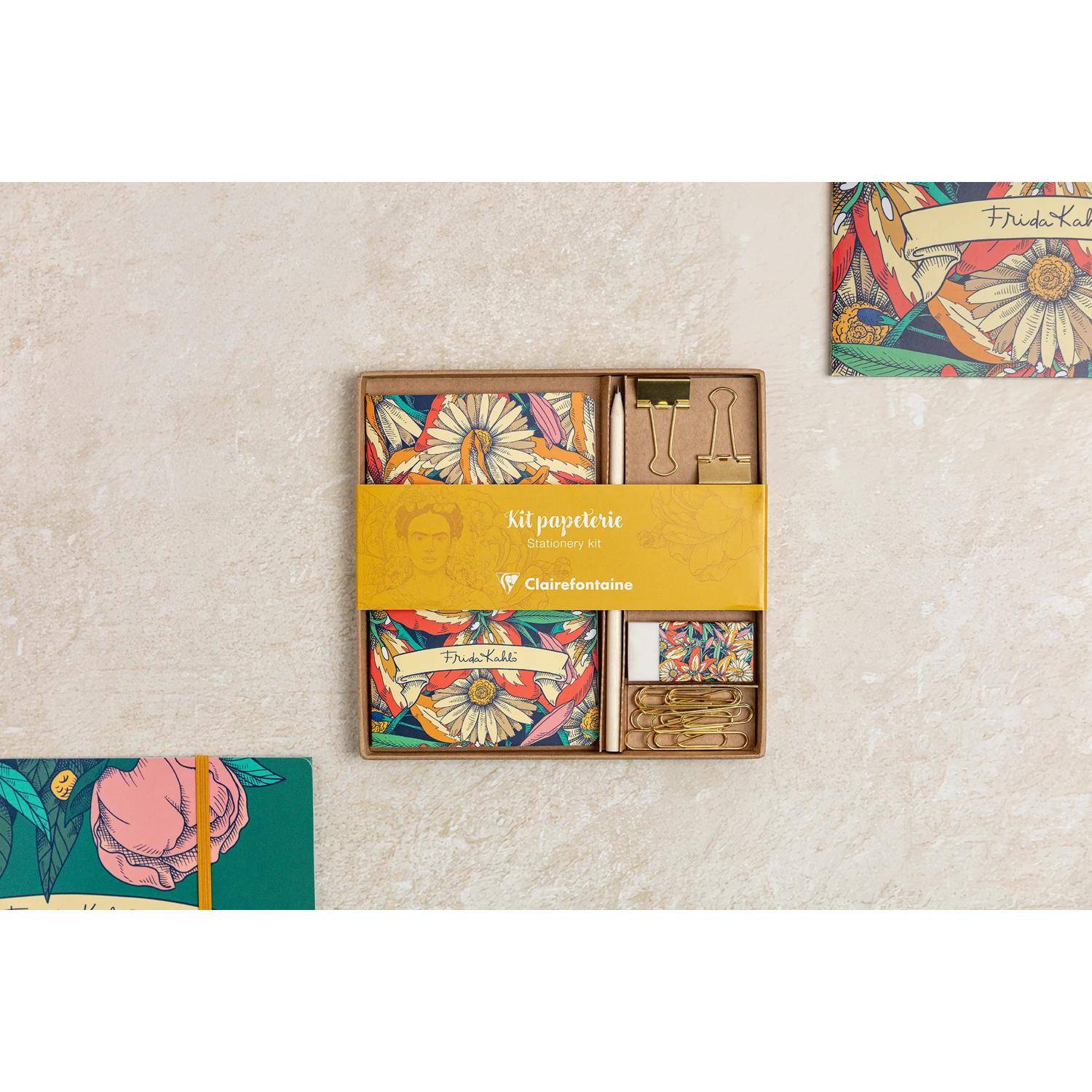 Clairefontaine 3x Schreibset Notizbuch 11x17 cm 32 Bl liniert Seiten 116231C