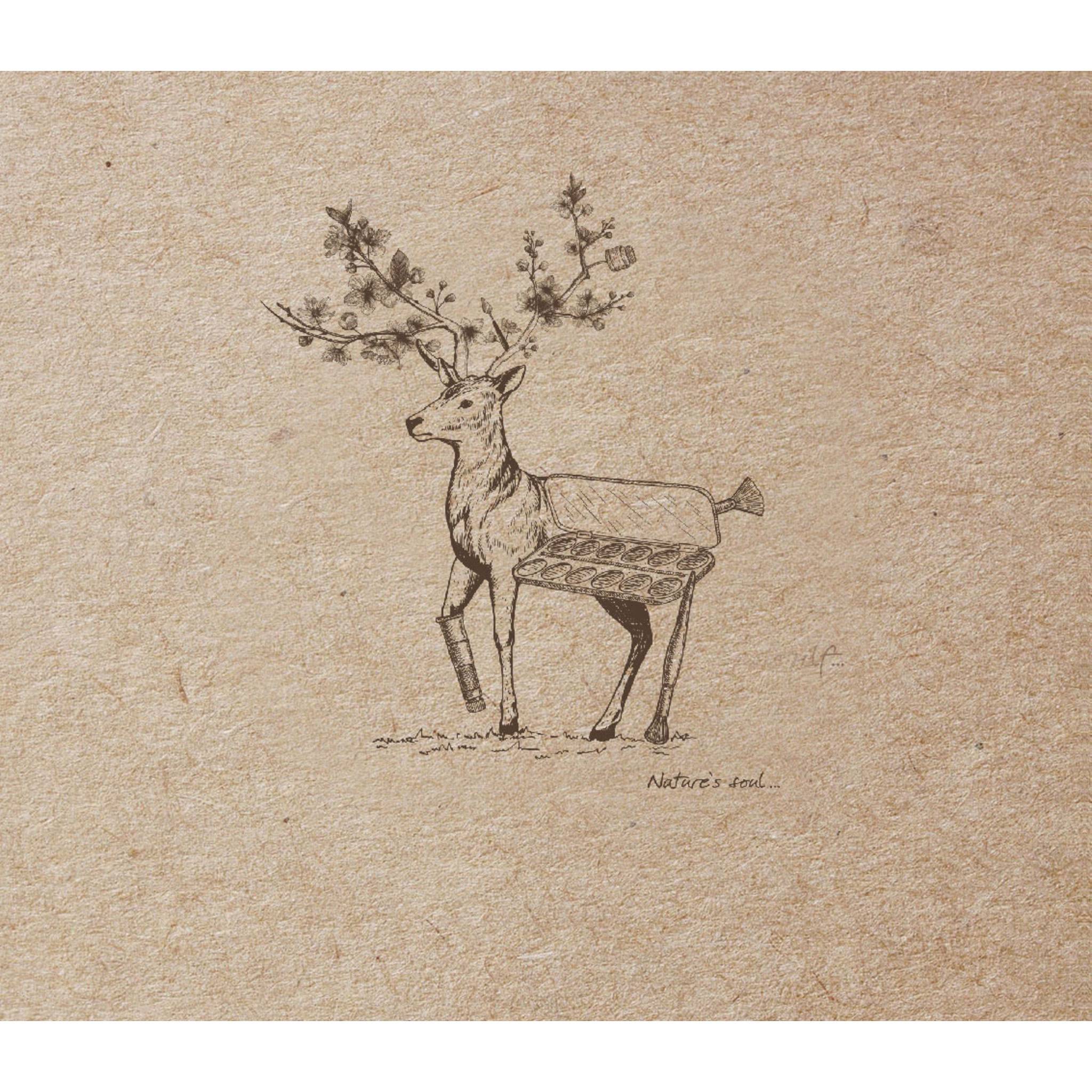 Clairefontaine 5x Heft mit Fadenbindung 50 Blatt 15,5x15,5cm elfenbein 930024C