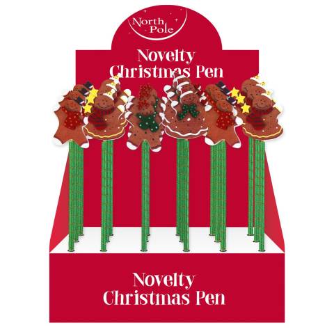 Clairefontaine 18x Set Kugelschreibern, Topper, Weihnachten X-36214-PENCC