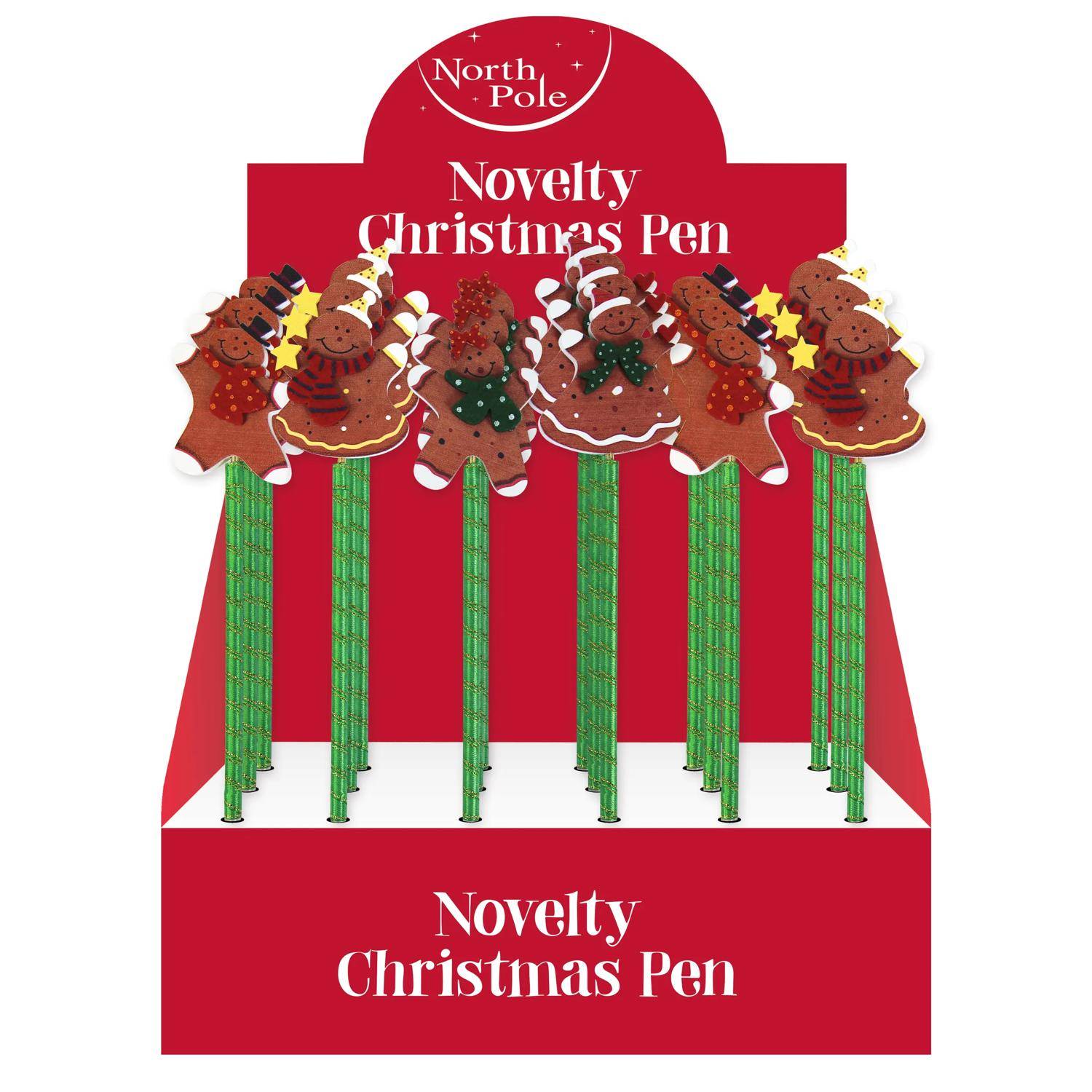 Clairefontaine 18x Set Kugelschreibern, Topper, Weihnachten X-36214-PENCC