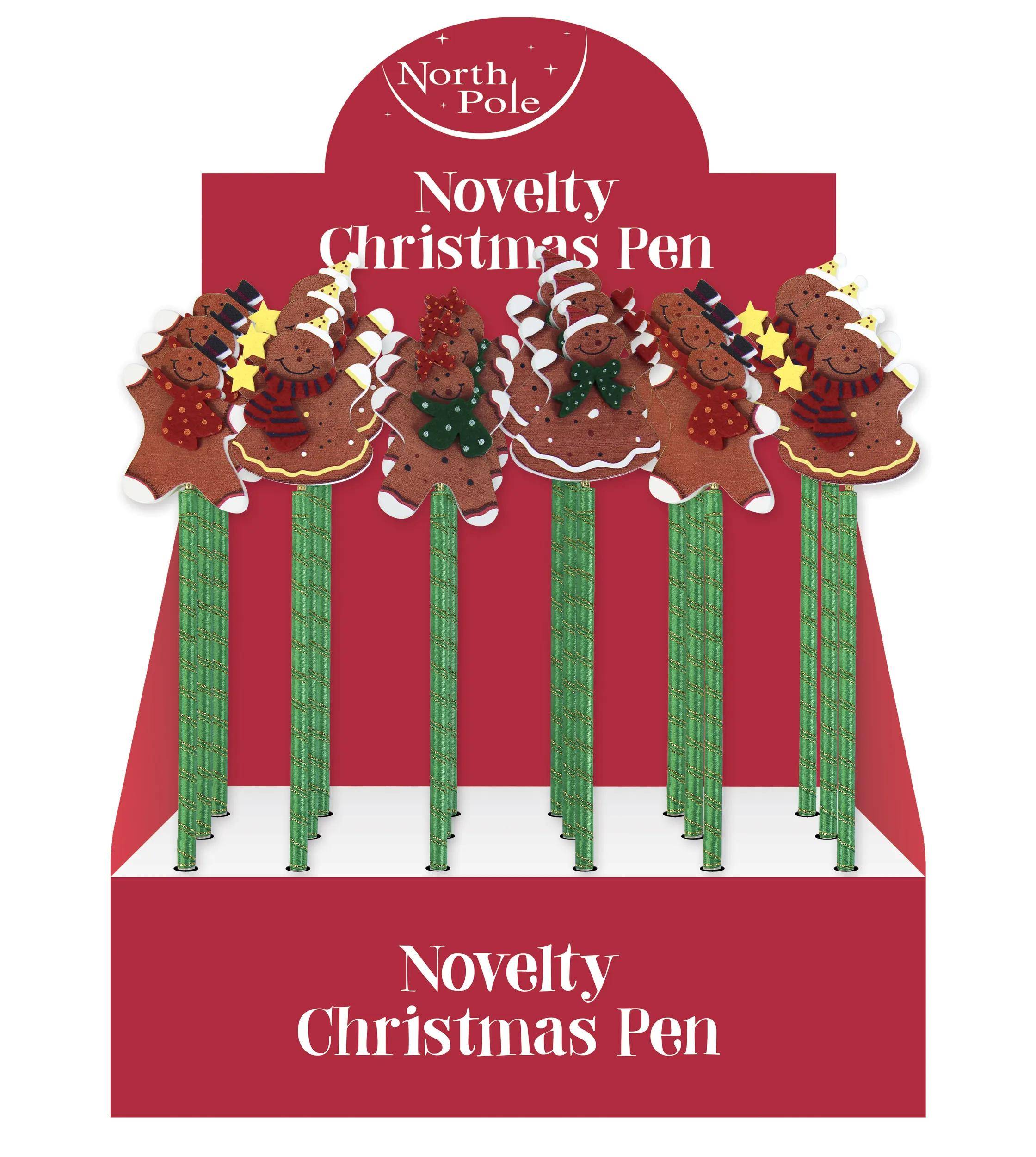 Clairefontaine 18x Set Kugelschreibern, Topper, Weihnachten X-36214-PENCC