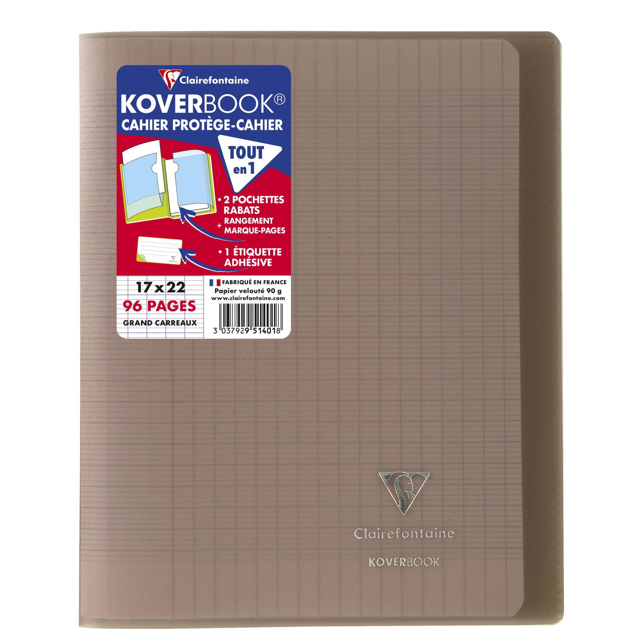 Clairefontaine 40x Heft 17x22cm, 48 Blatt französische Lineatur Sortiert 951401C