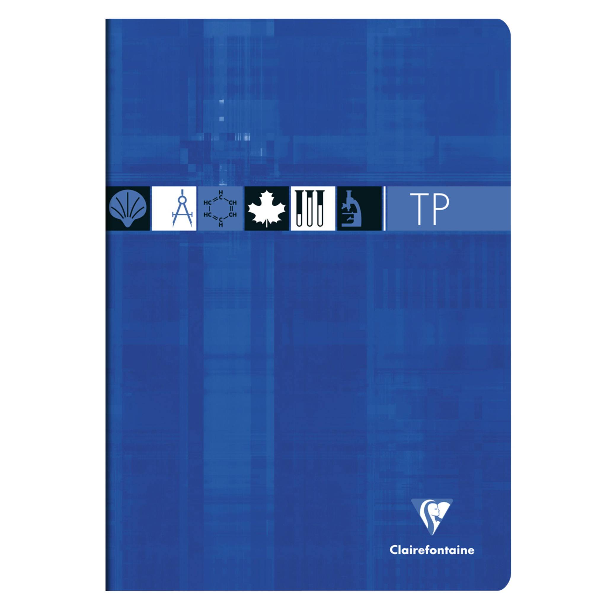 Clairefontaine 5x Arbeitsheft A4 48 Bl FR Linetur + blanko 125g Sortiert 3157C