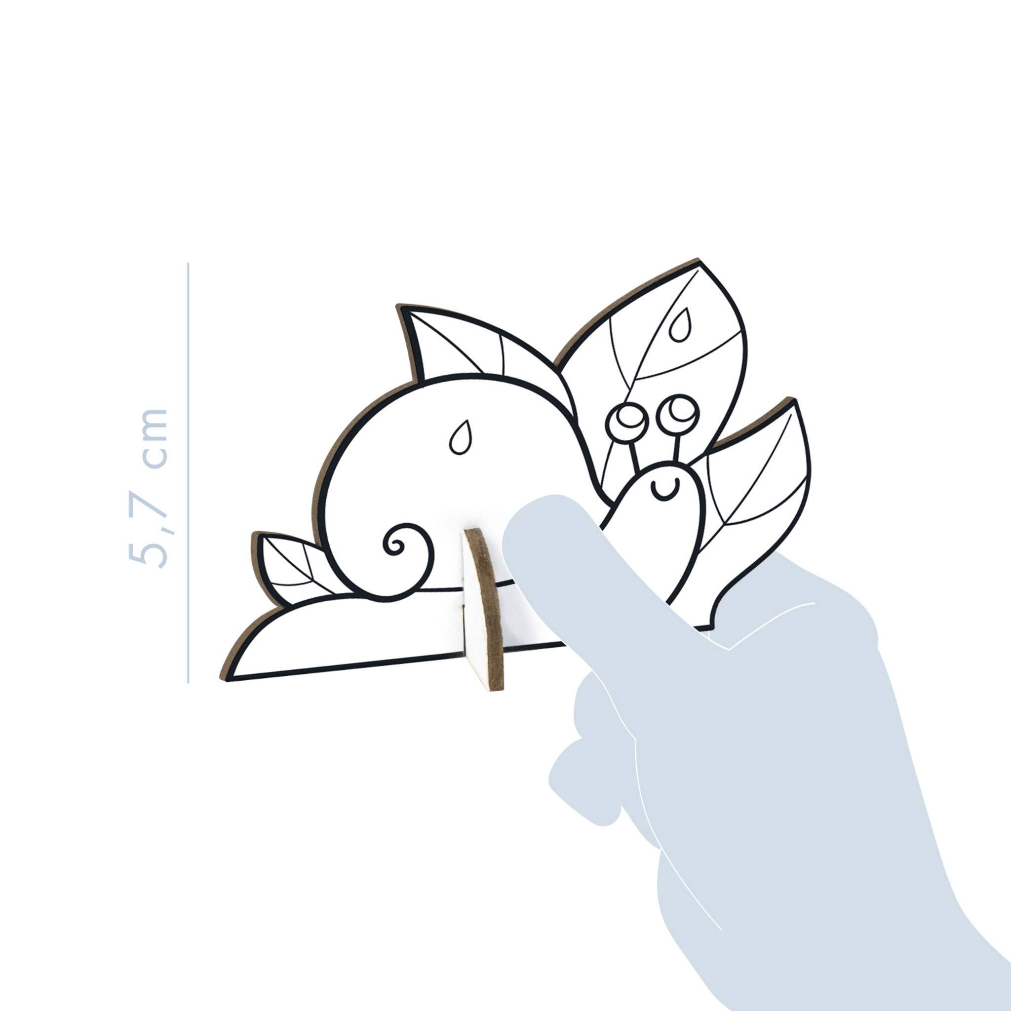 Avenue Mandarine 5x Graffy Natur, Dekor - Grün GY143C