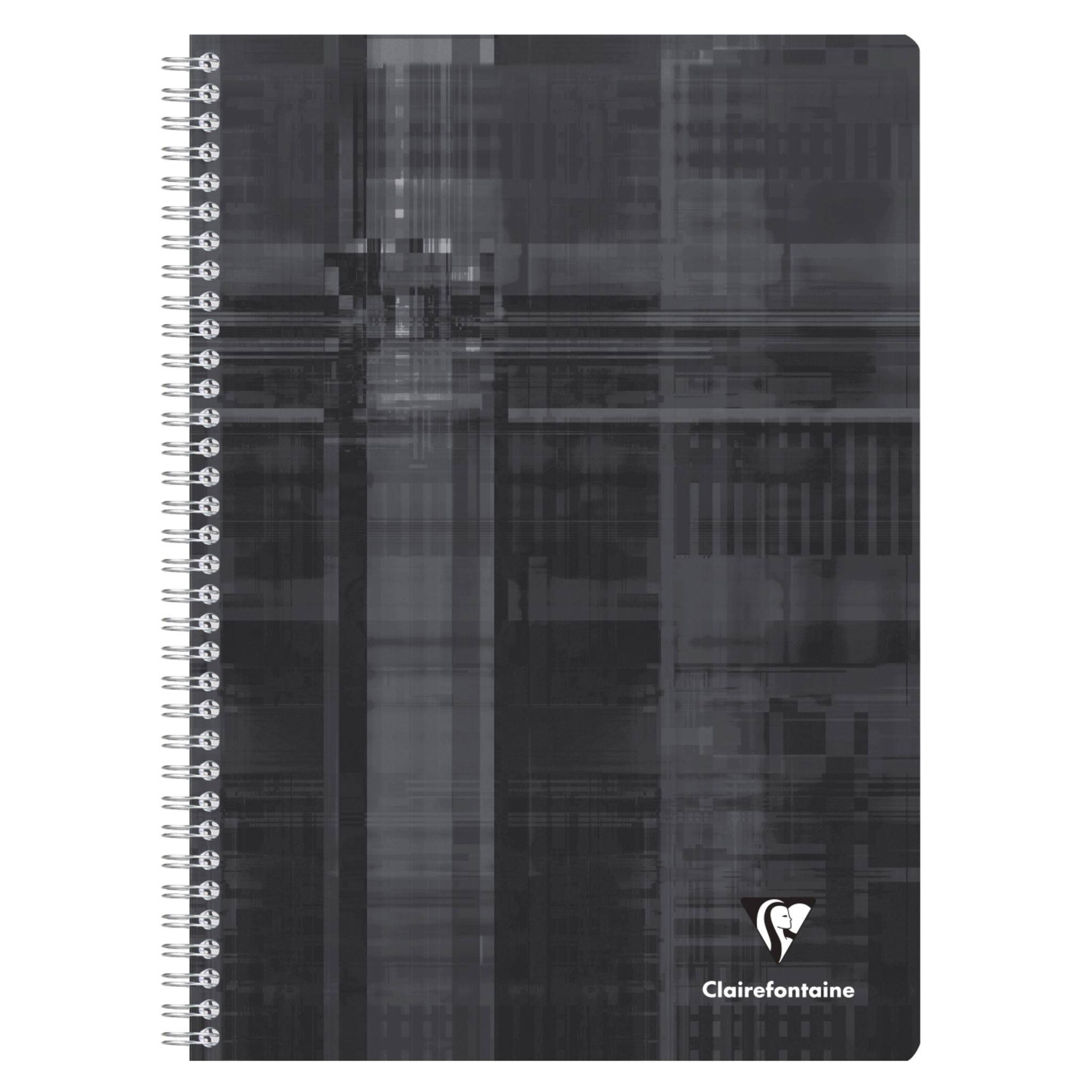 Clairefontaine 3x Spiralbuch A4, 180 Blatt französische Lineatur Sortiert 8181C