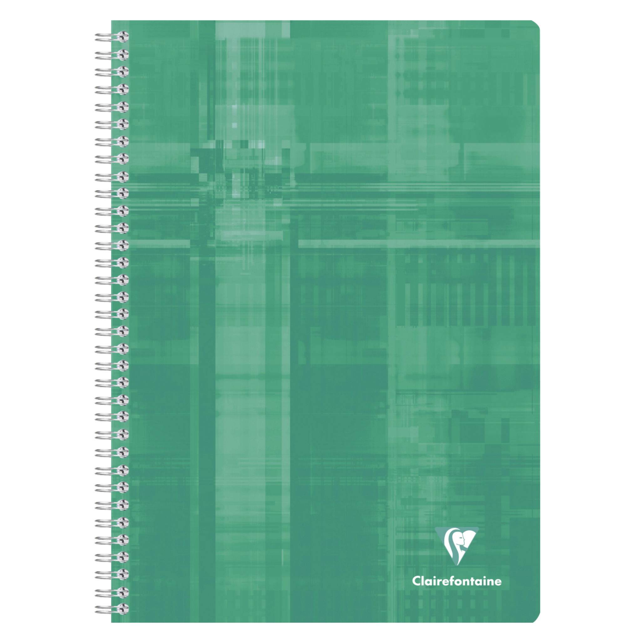 Clairefontaine 3x Spiralbuch A4, 180 Blatt französische Lineatur Sortiert 8181C