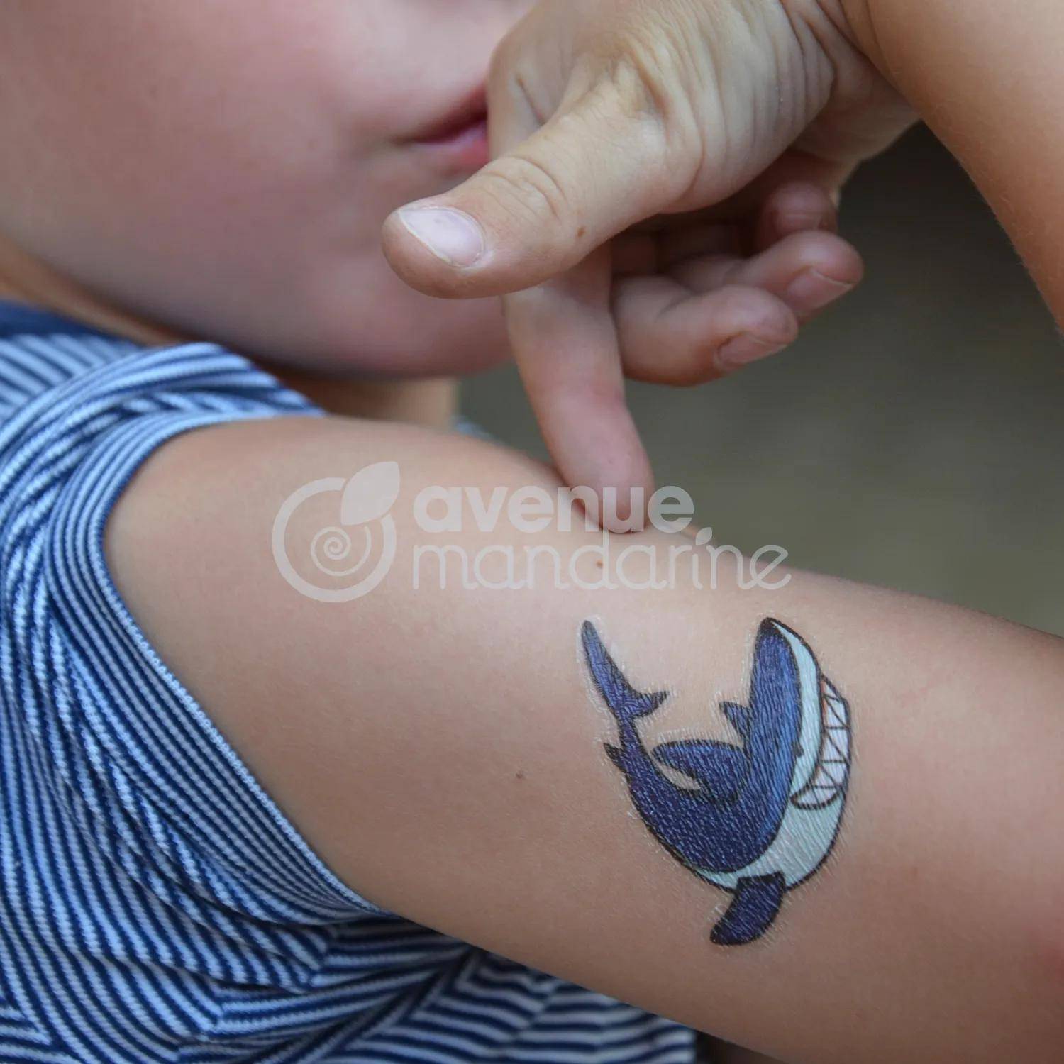 Avenue Mandarine 10x Tattoo' Mania, Marine - Mehrfarbig CC004O