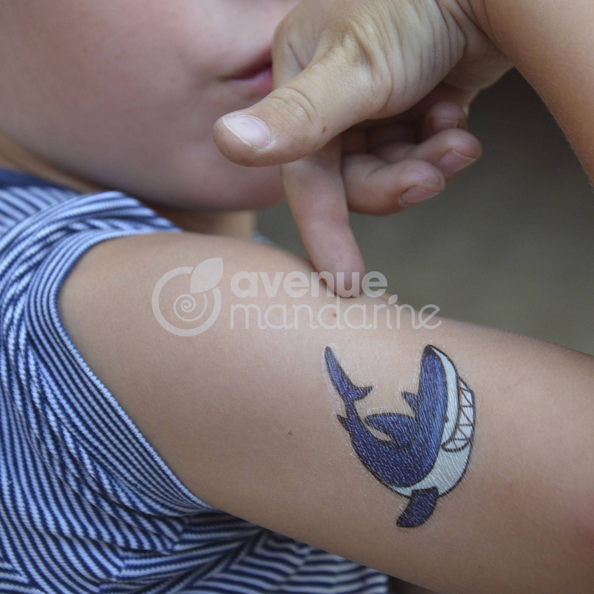 Avenue Mandarine 10x Tattoo' Mania, Marine - Mehrfarbig CC004O