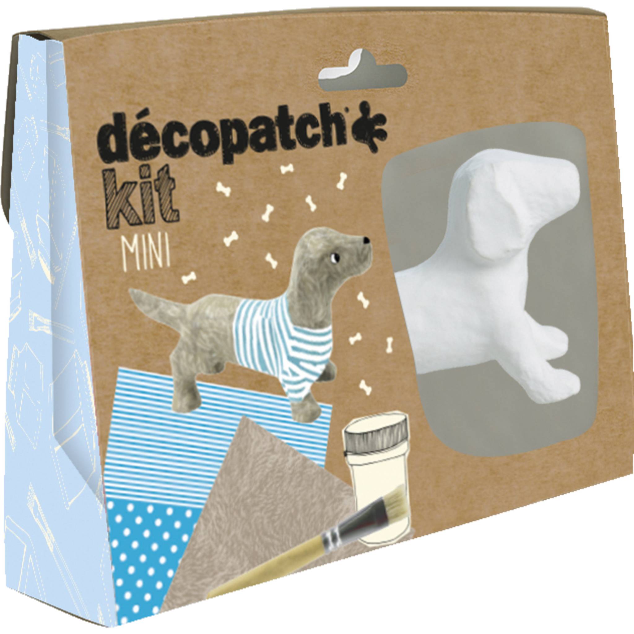 Décopatch 5x Mini-Set Dackel - Blau KIT026C