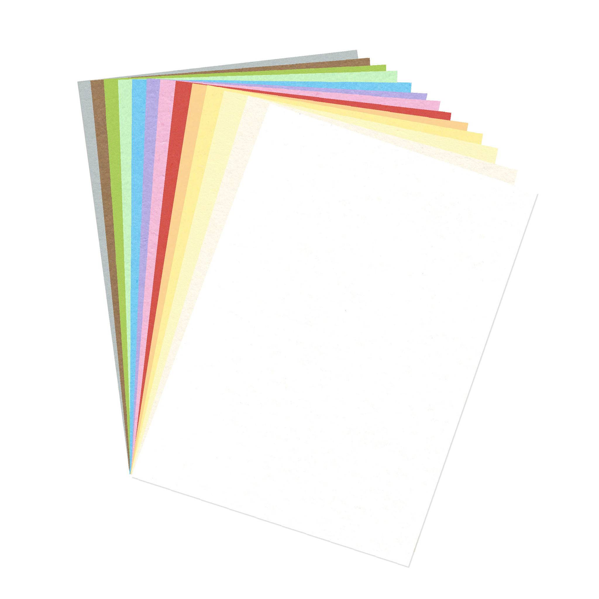 Clairefontaine 5x Block Maya 25 Blatt A4 185g Sortierung Pastell 975334C