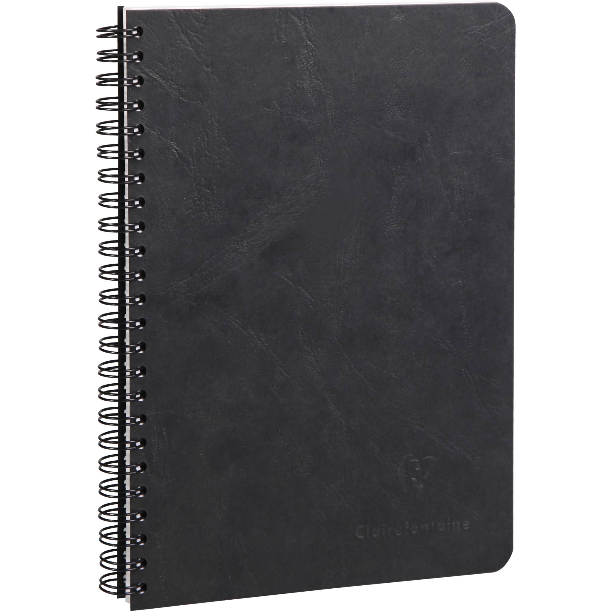Clairefontaine 5x Spiralbuch Age Bag A5 kariert 50 Blatt - Schwarz 785321C