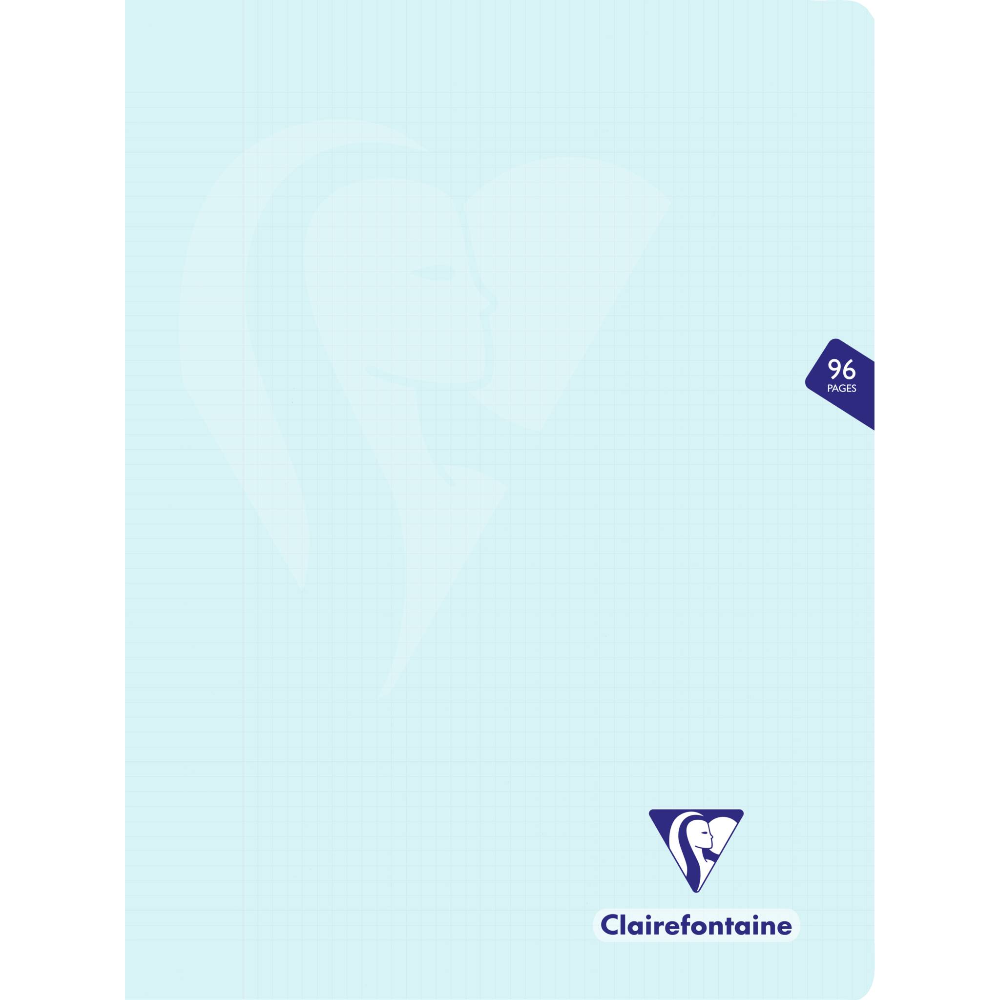Clairefontaine 10x Mimesys Pastell Heft 24x3cm 48 Blatt kariert Sortiert 308368C