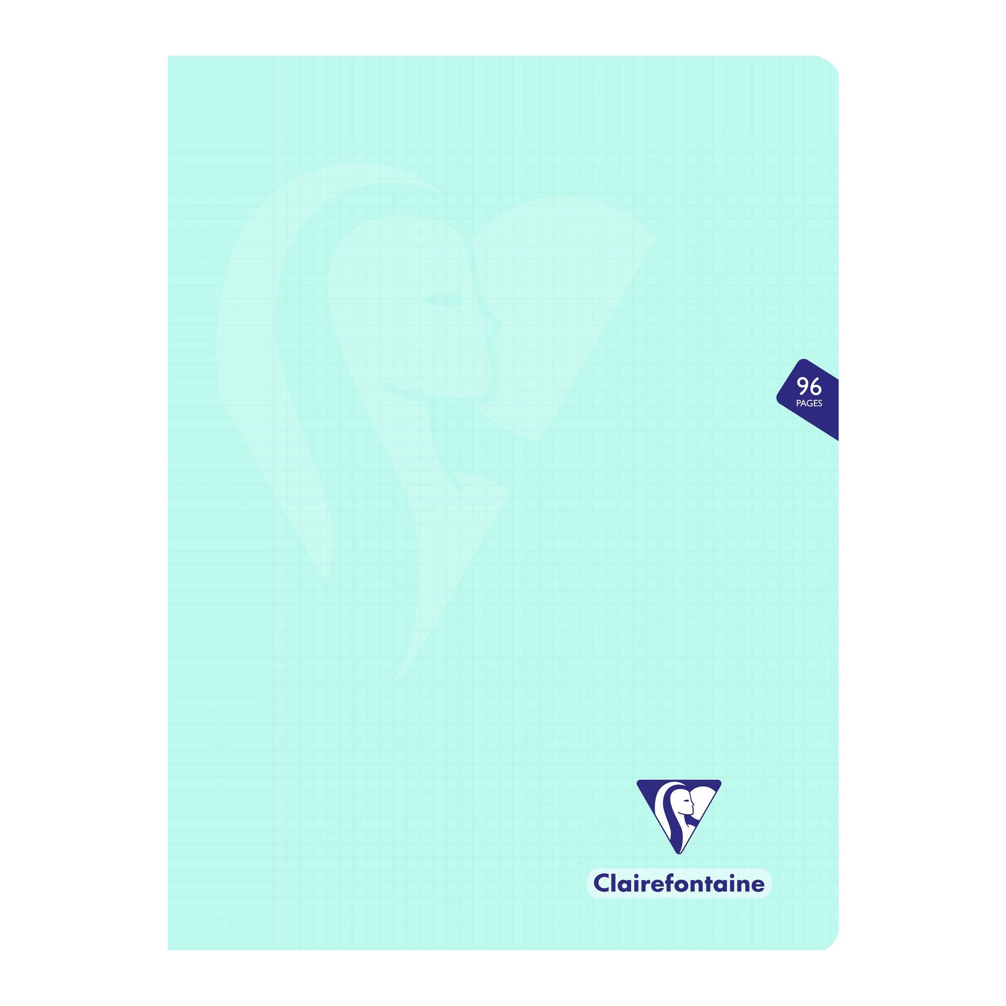 Clairefontaine 10x Mimesys Pastell Heft 24x3cm 48 Blatt kariert Sortiert 308368C