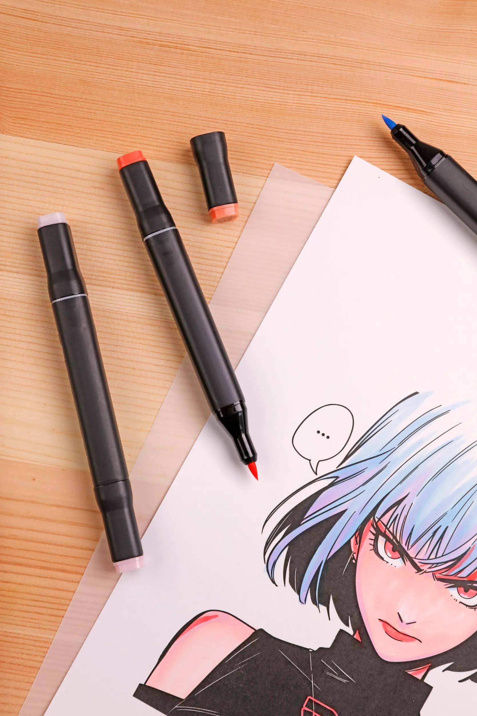 Clairefontaine 4x Manga Illustration, Block A5, 20 Bl 250g, extraweiß 976162C