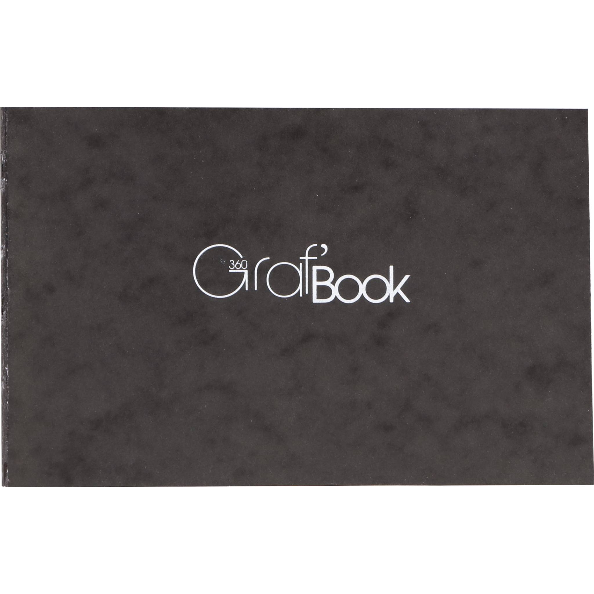 Clairefontaine 5x Skizzenbuch 11x17cm 100 Blatt Schwarz 975803C