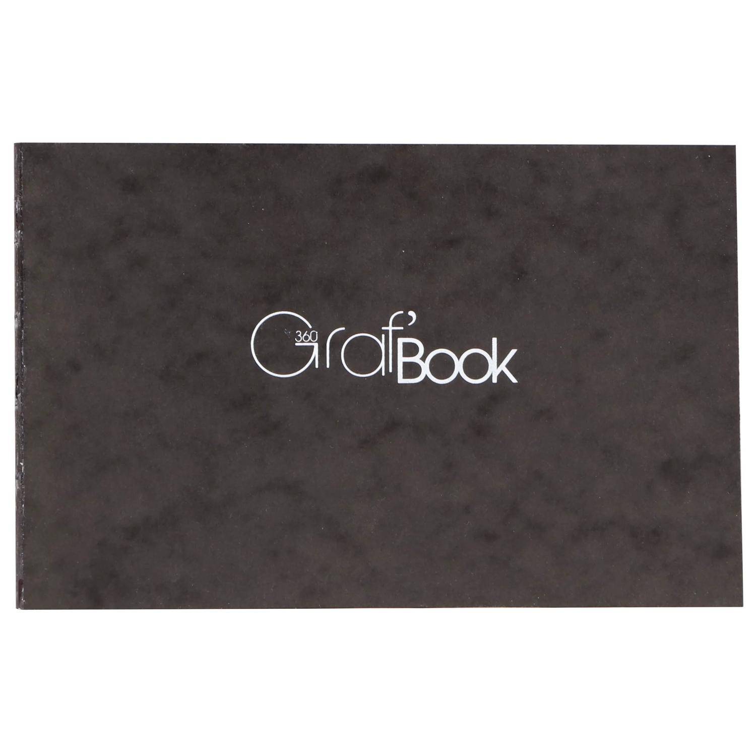 Clairefontaine 5x Skizzenbuch 11x17cm 100 Blatt Schwarz 975803C