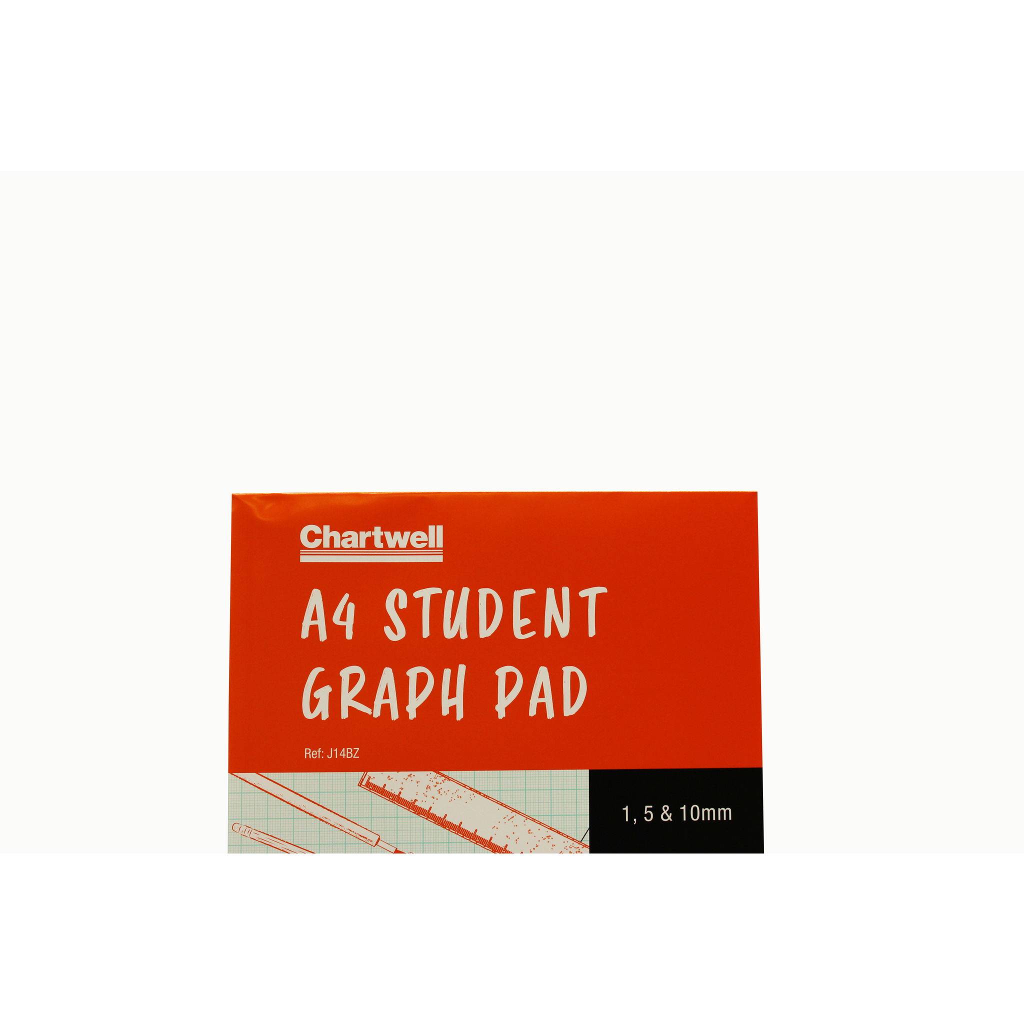 Clairefontaine 10x Chartwell Block geleimt, 50 Blatt A4 70g 1,5 & 10mm - J14BZ