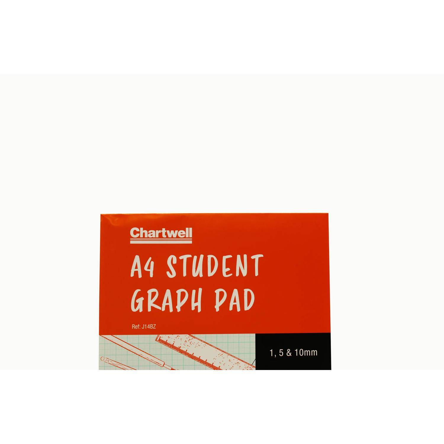 Clairefontaine 10x Chartwell Block geleimt, 50 Blatt A4 70g 1,5 &amp; 10mm - J14BZ