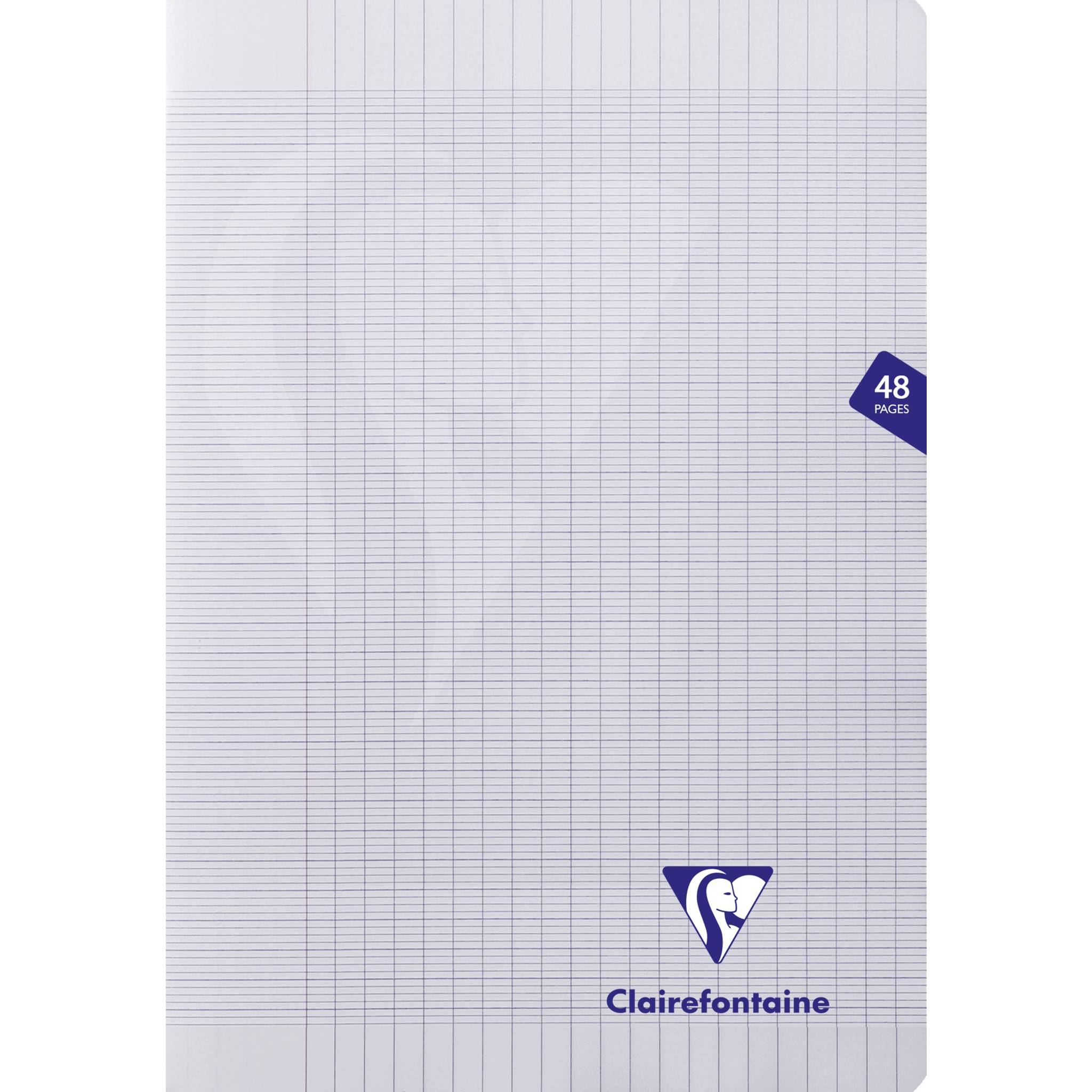 Clairefontaine 10x Heft A4 24 Blatt 90g, französische Lineatur Farblos 393101C
