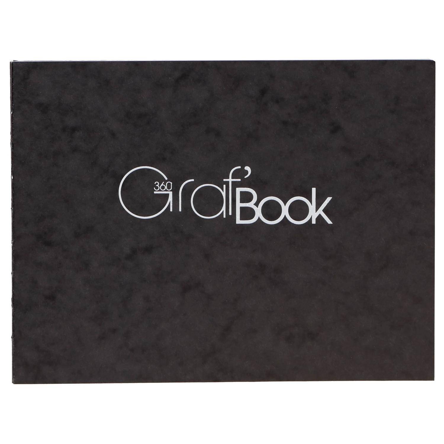 Clairefontaine 5x Skizzenbuch 19x25cm 100 Blatt Schwarz 975805C